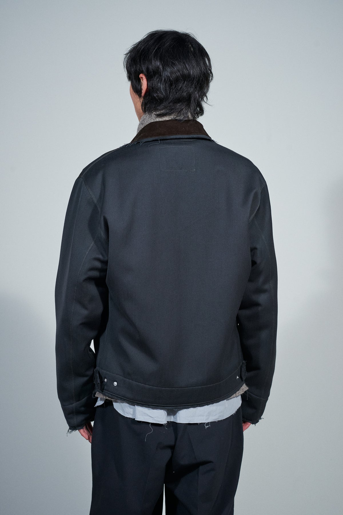 CF.22.10.03.01 WORKER JACKET wool twill grey