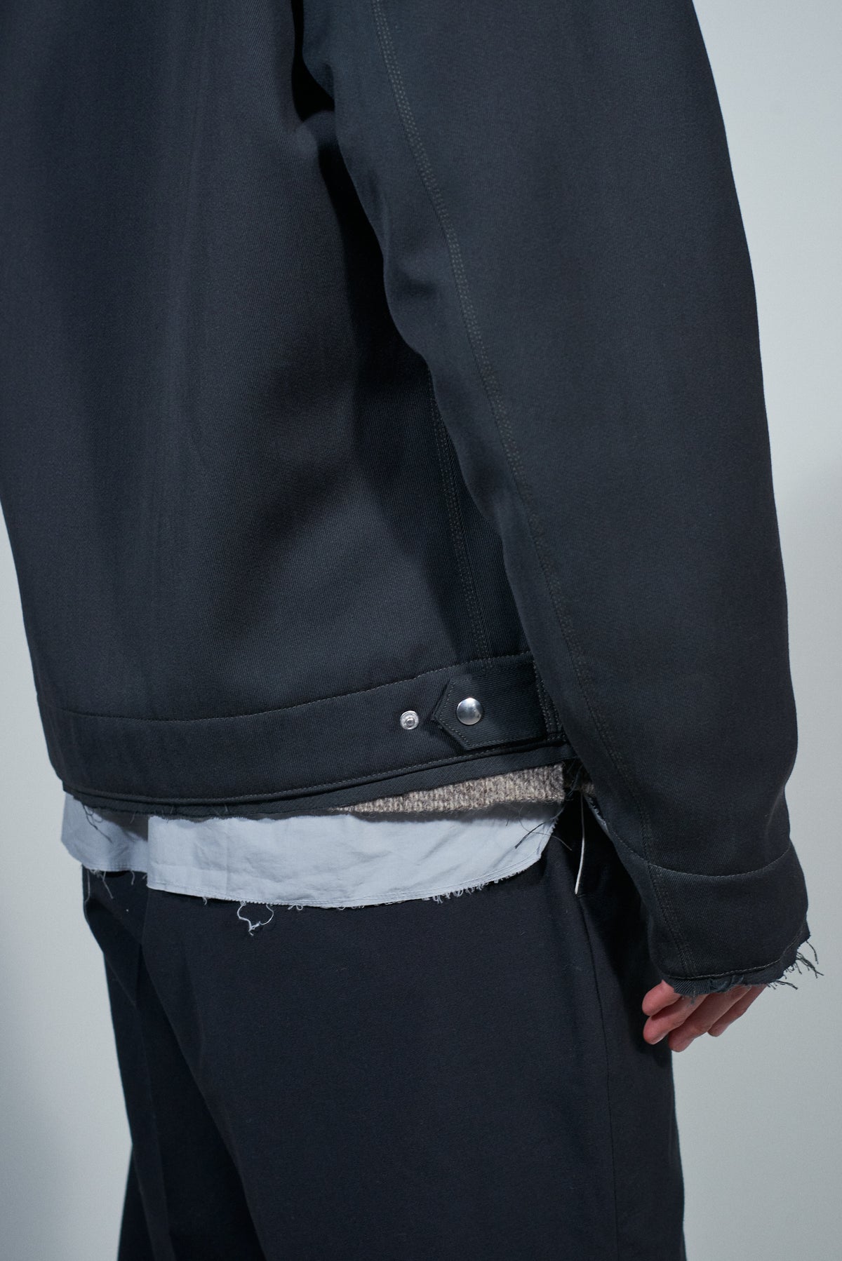 CF.22.10.03.01 WORKER JACKET wool twill grey