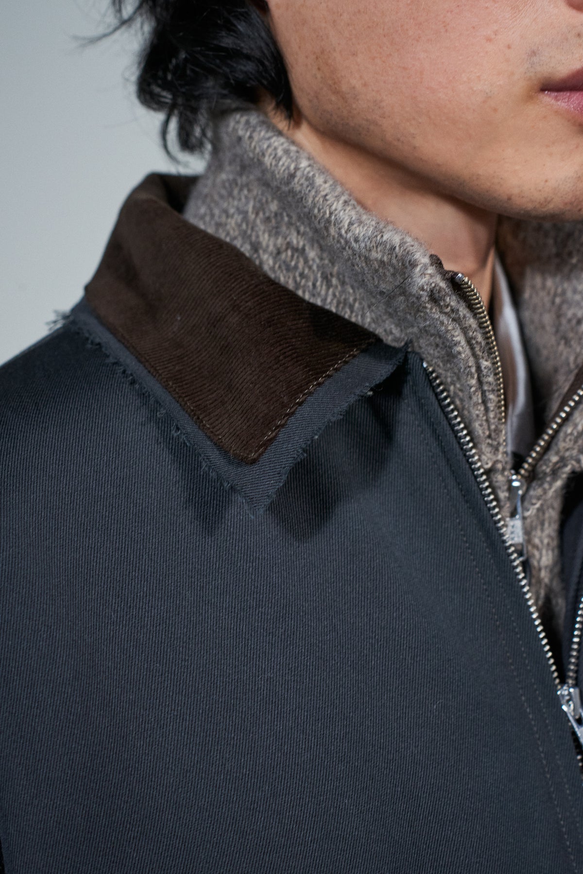 CF.22.10.03.01 WORKER JACKET wool twill grey