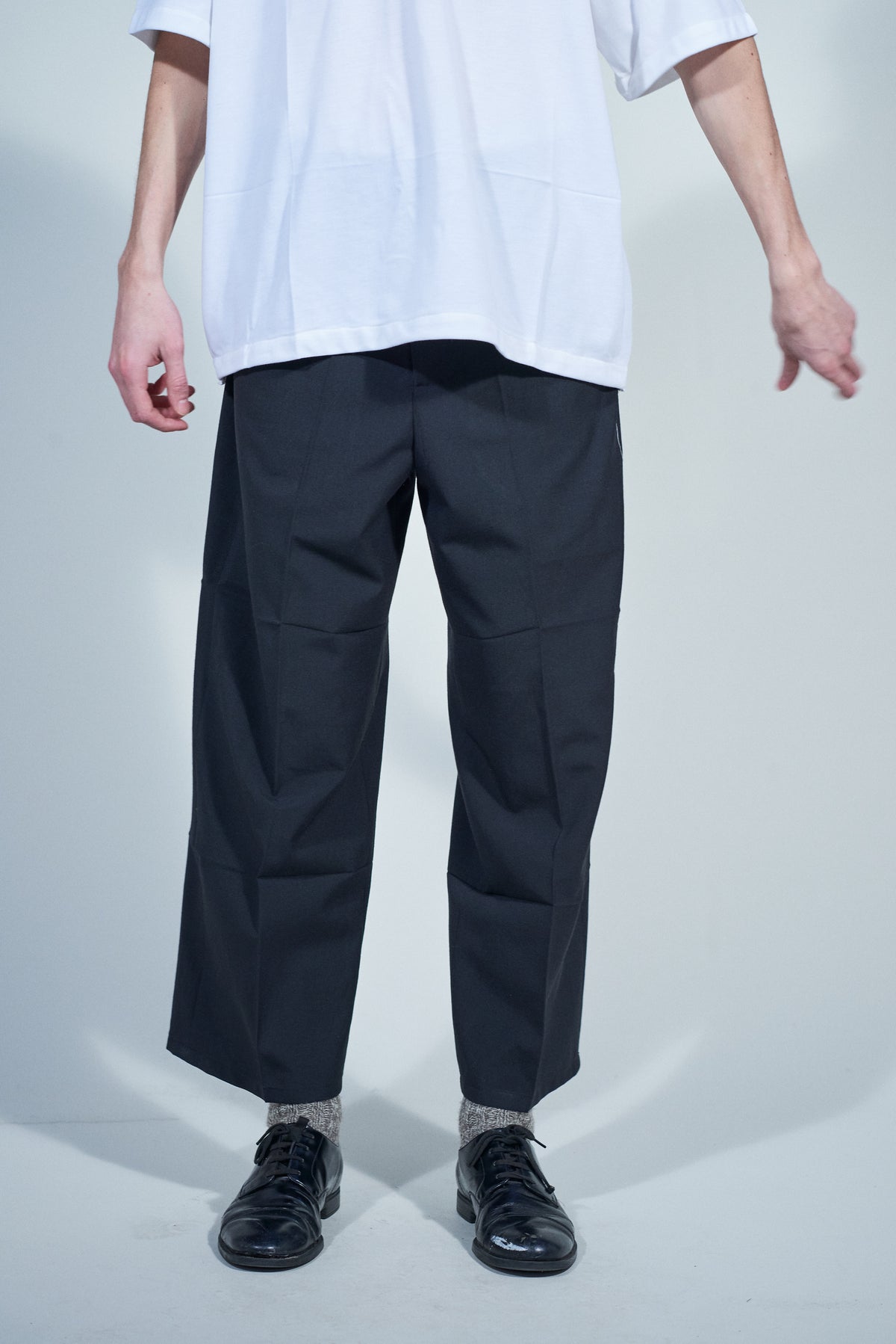 CF.22.18.03.01 FOLDED FAMILY PANTS wool/poly black