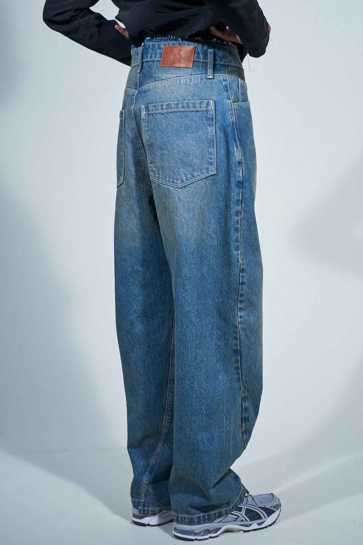 CF.22.15.01.02 WOBBLY JEANS denim vintage blue/green