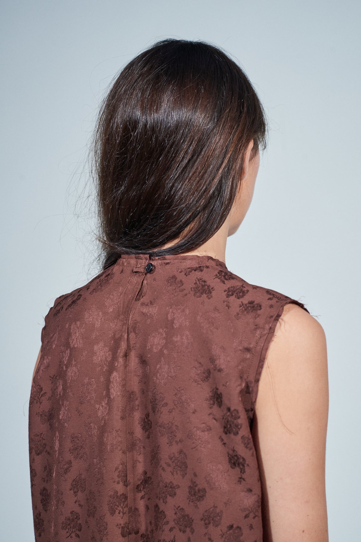 CF.22.05.01.03 NORMAL TOP viscose jacquard brown flower