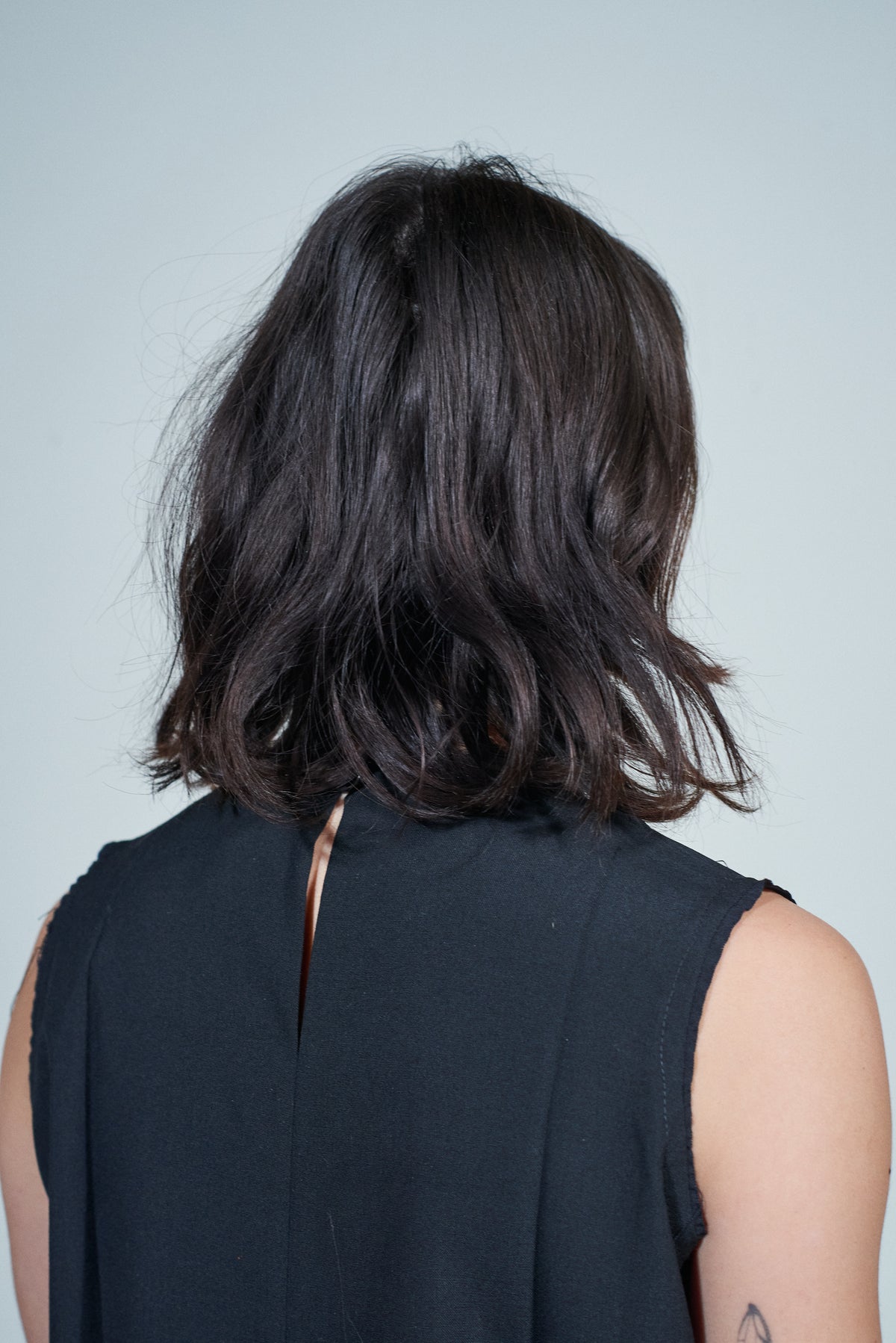 CF.22.18.05.01 FOLDED NORMAL DRESS wool/poly black