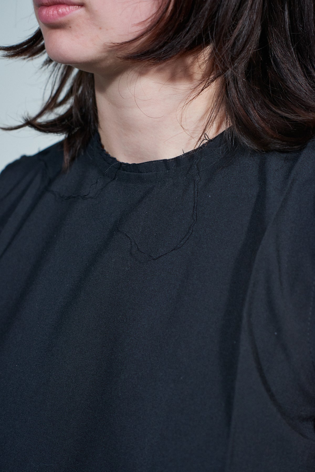 CF.22.18.05.01 FOLDED NORMAL DRESS wool/poly black