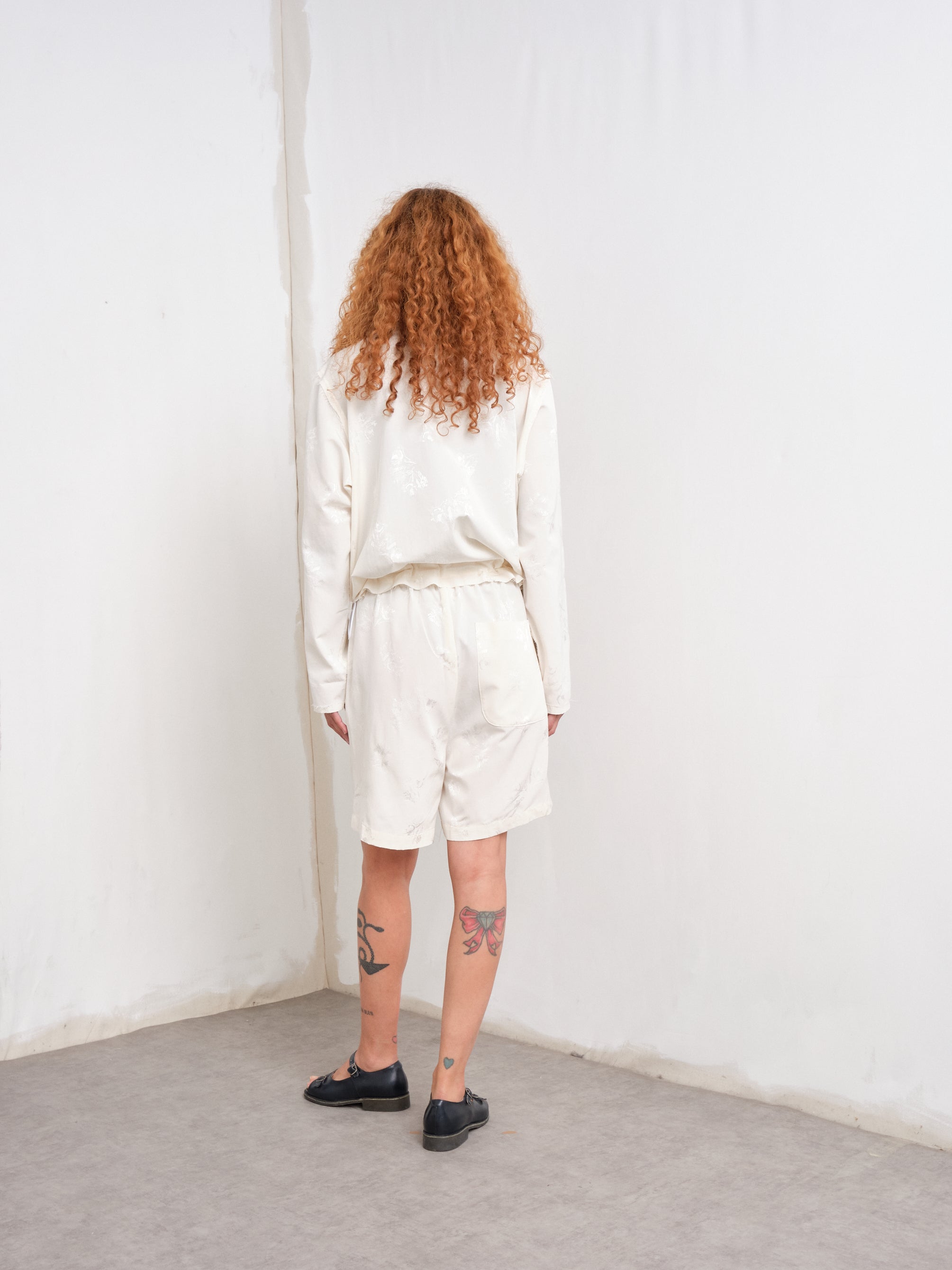 CF. EXCLUSIVES TRACK JACKET flower jacquard