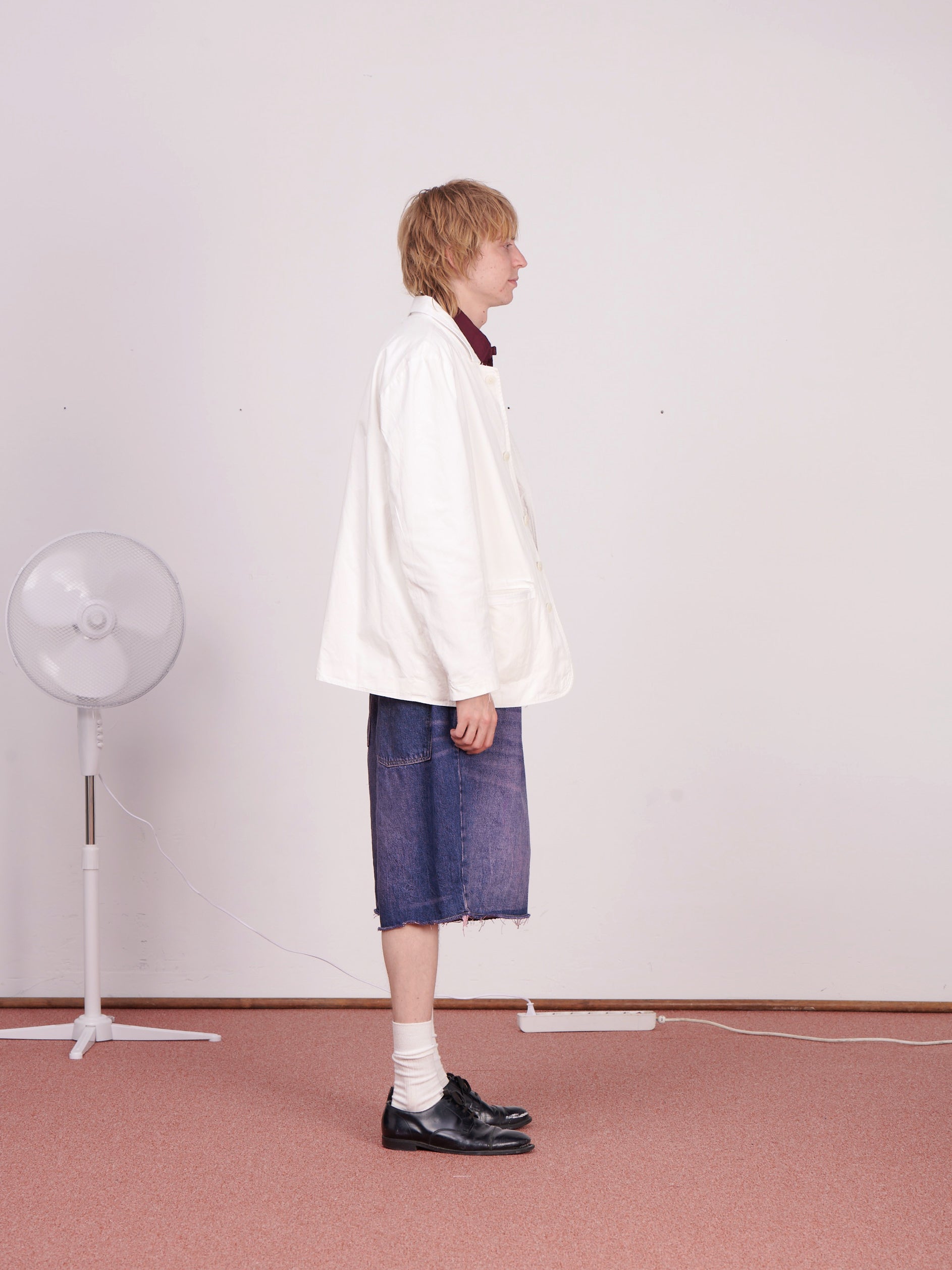 CF.23.09.02.03 SUIT JACKET light canvas optical white