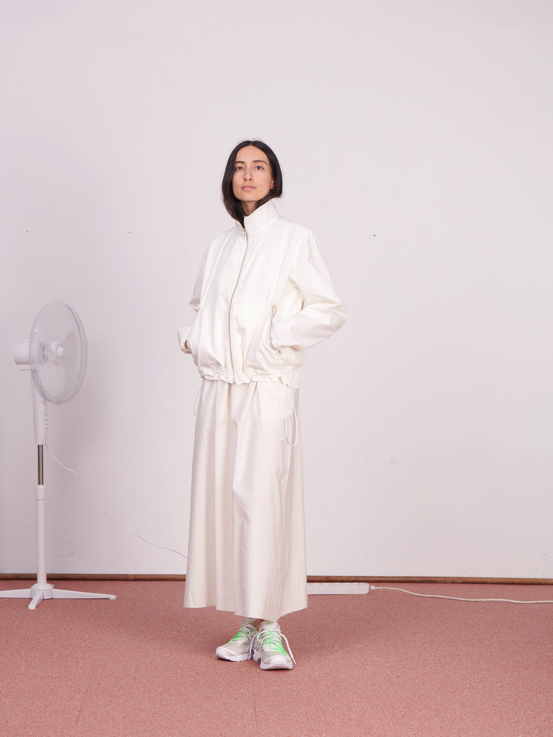 CF.23.09.01.01 TRACK JACKET light canvas optical white
