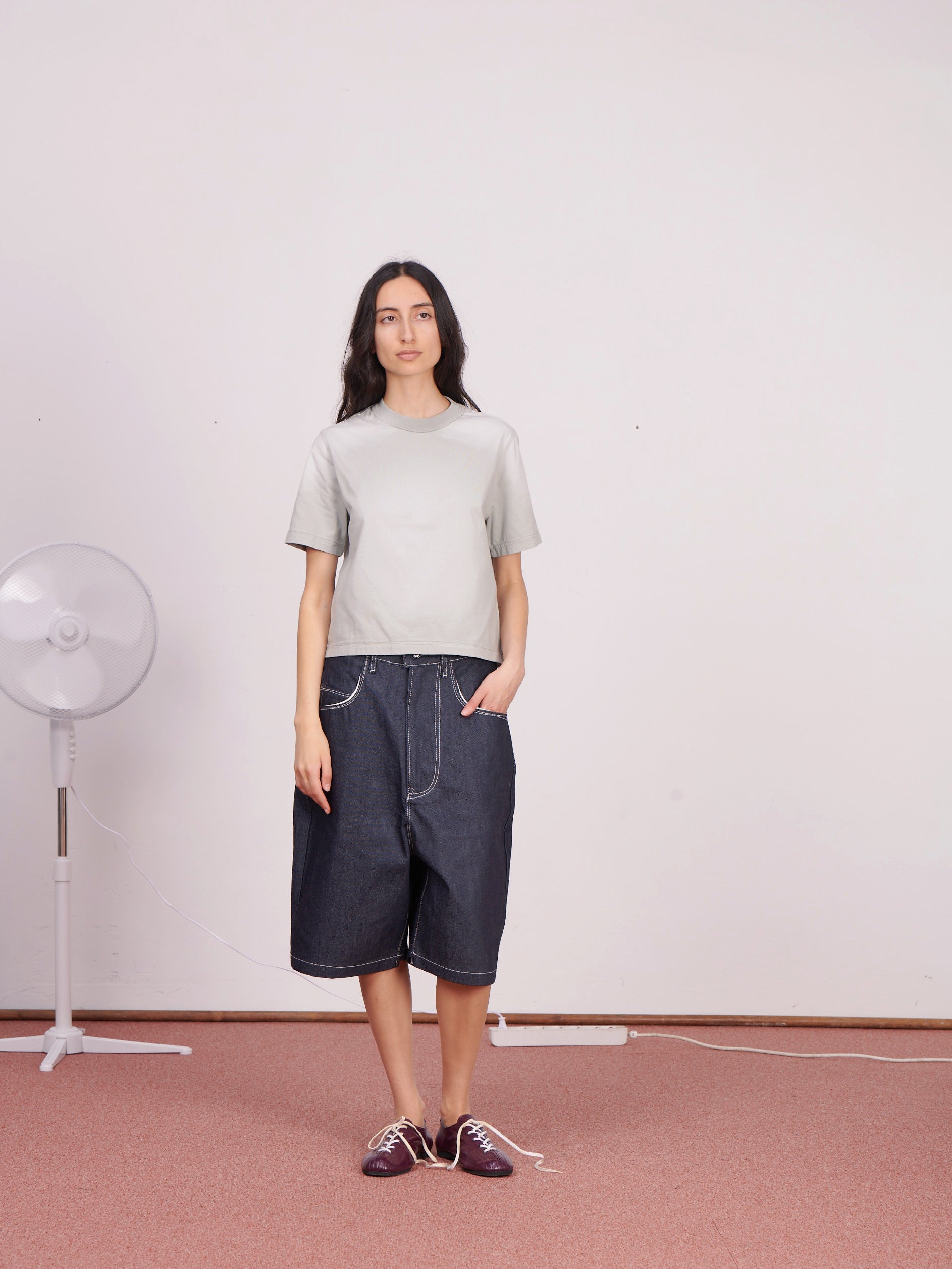 CF.23.01.03.01 NORMAL TEE medium dry jersey sun-faded light green