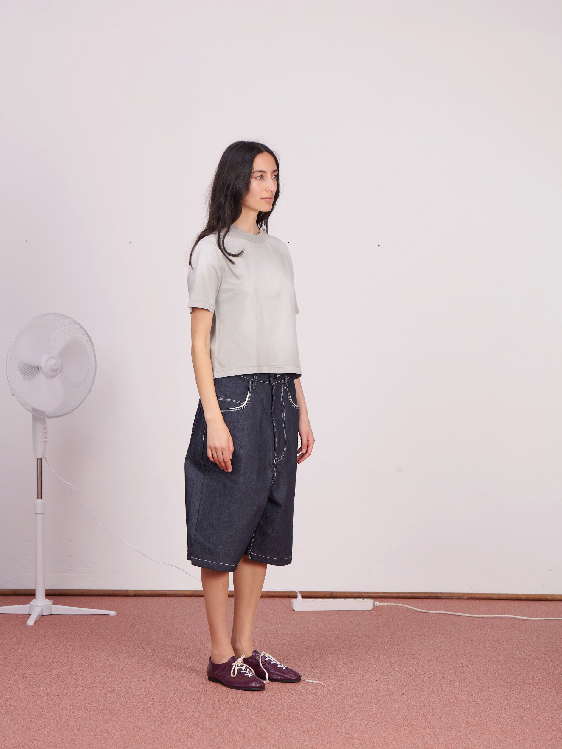 CF.23.01.03.01 NORMAL TEE medium dry jersey sun-faded light green