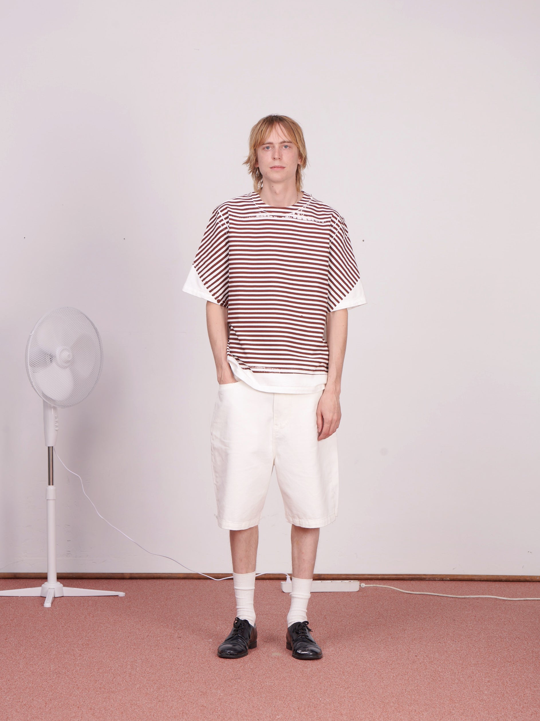 CF.23.15.01.02 WIDE SHORTS twill off-white