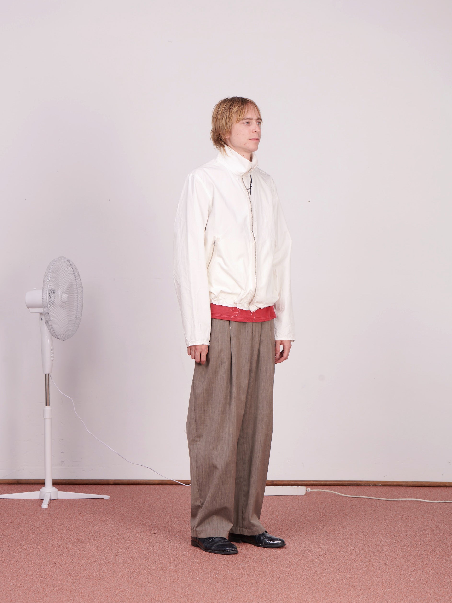 CF.23.09.01.01 TRACK JACKET light canvas optical white