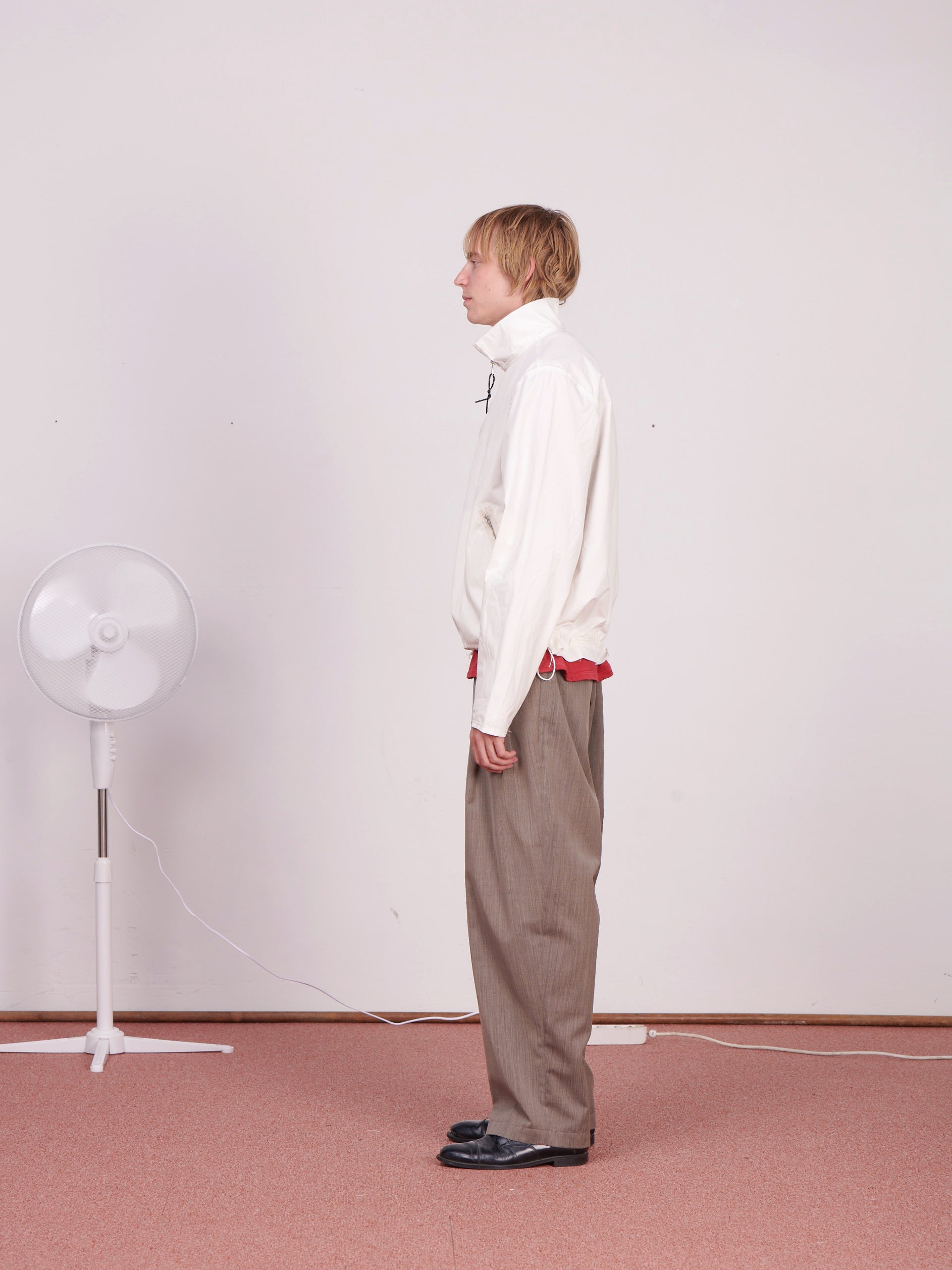 CF.23.09.01.01 TRACK JACKET light canvas optical white