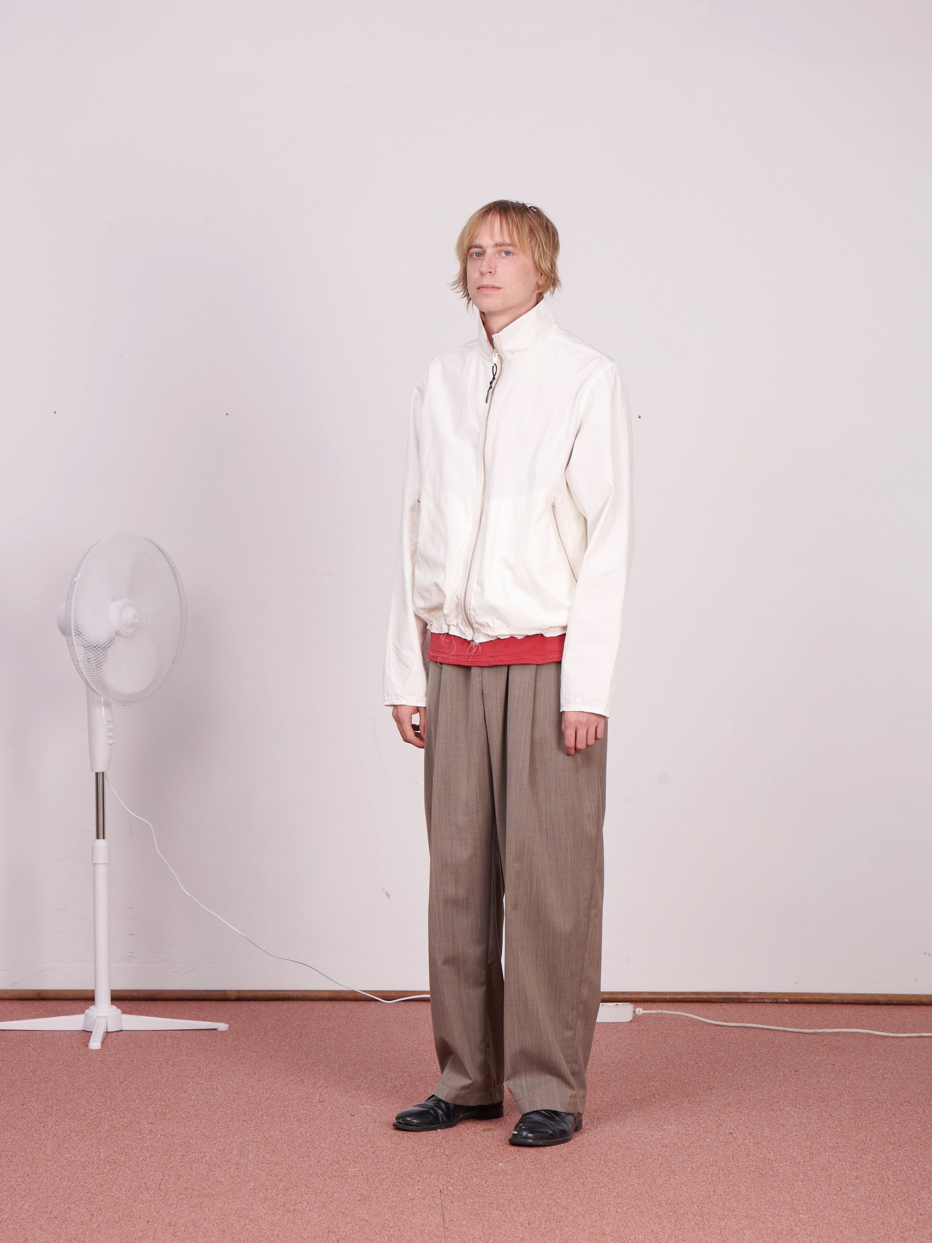 CF.23.09.01.01 TRACK JACKET light canvas optical white