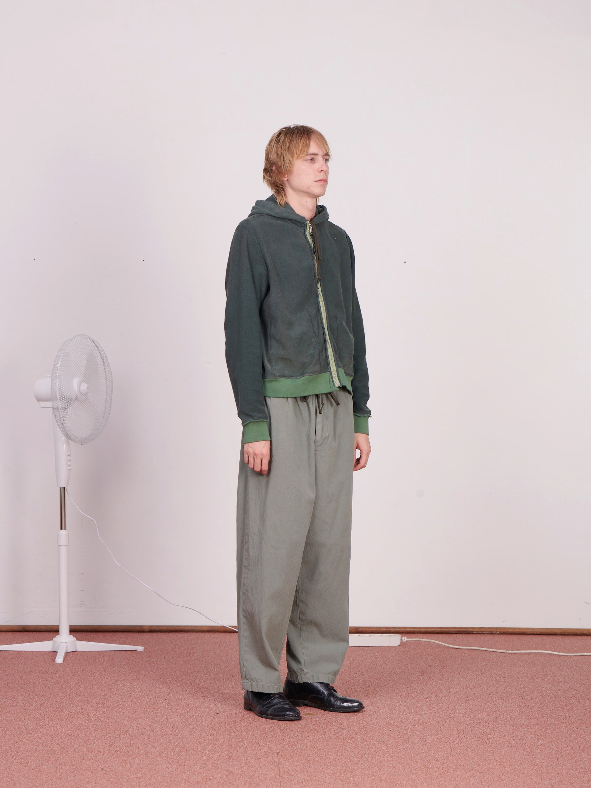 CF.23.06.02.02 SIMPLE PANTS washed twill vintage green