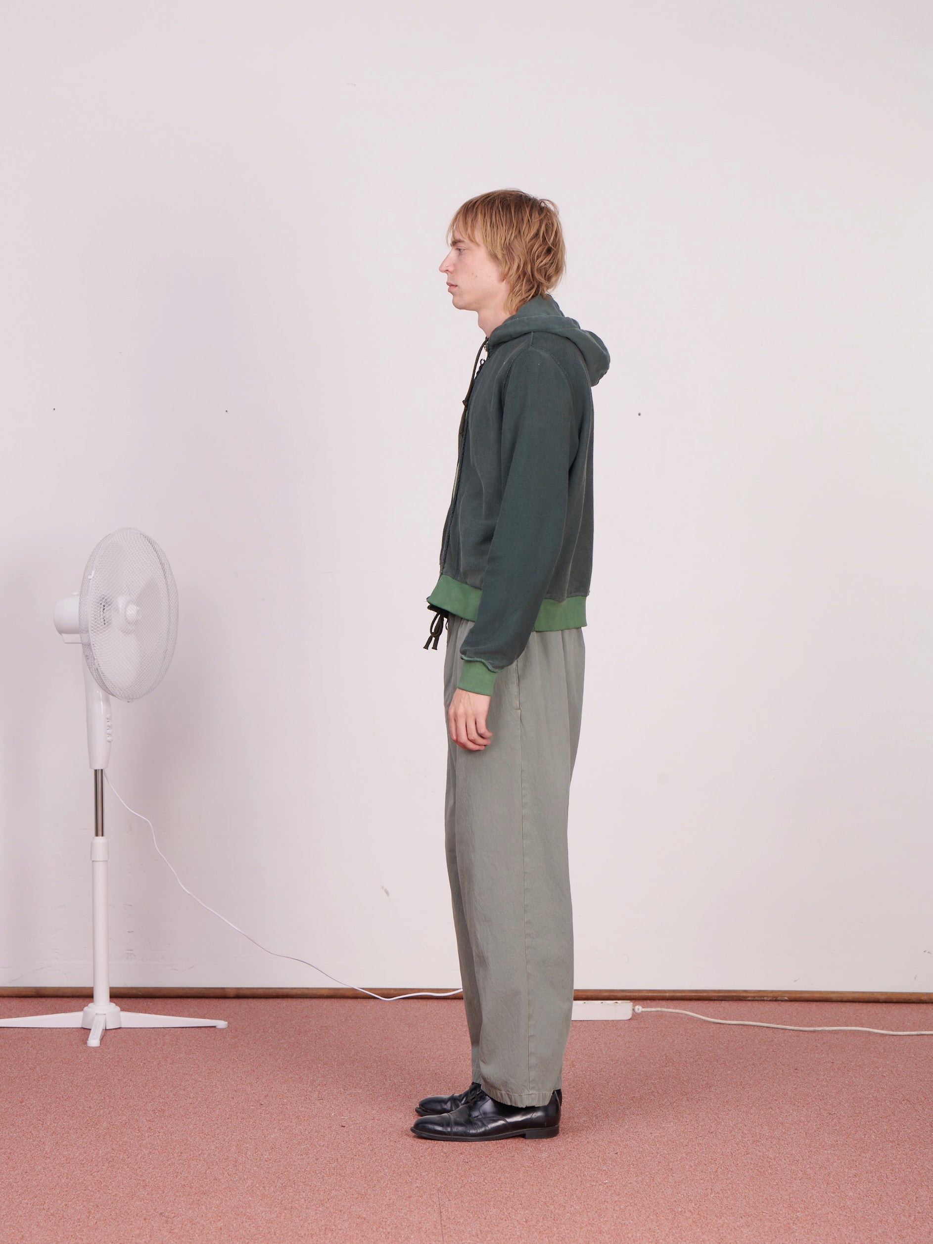 CF.23.06.02.02 SIMPLE PANTS washed twill vintage green