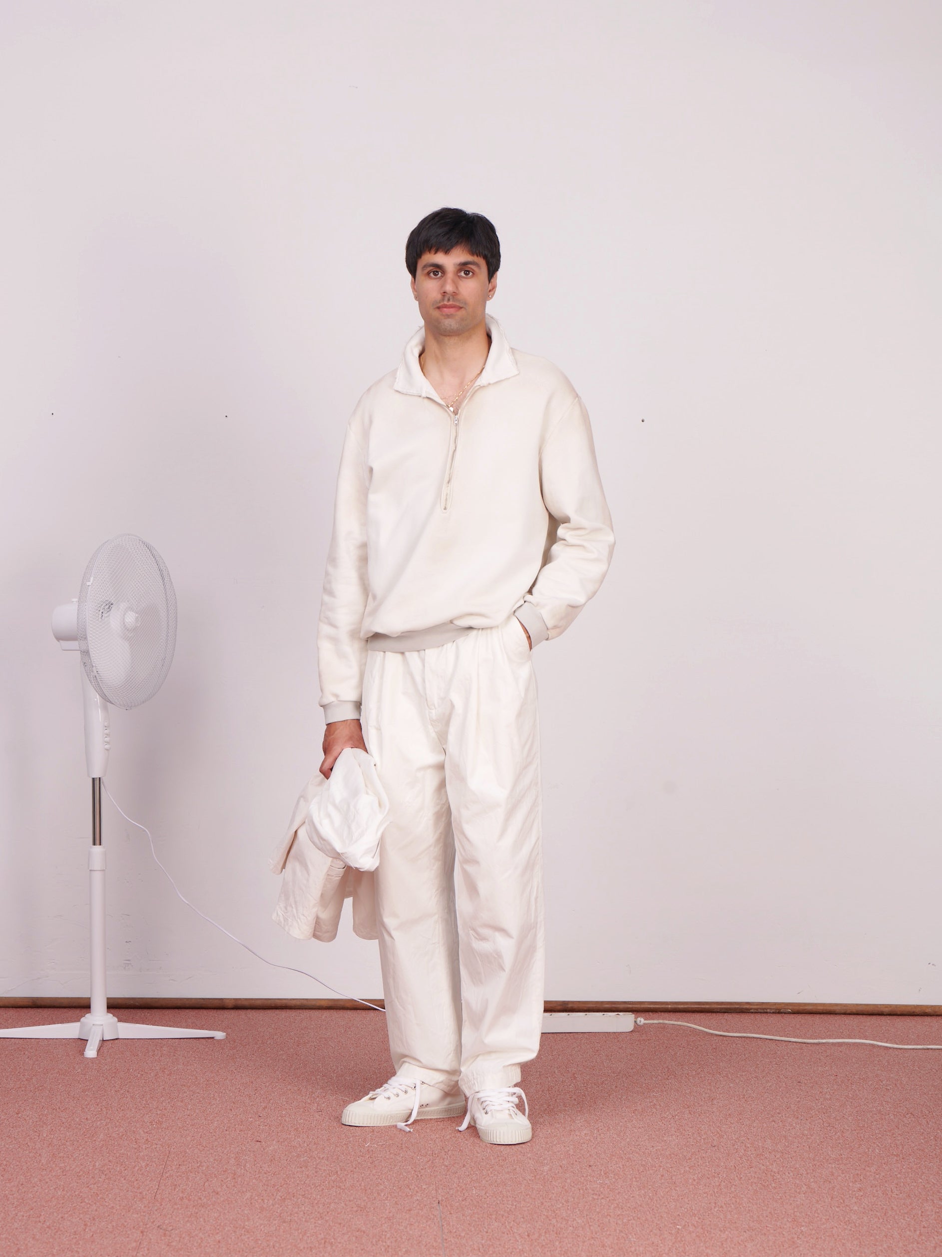 CF.23.06.03.03 SUIT PANTS light canvas optical white