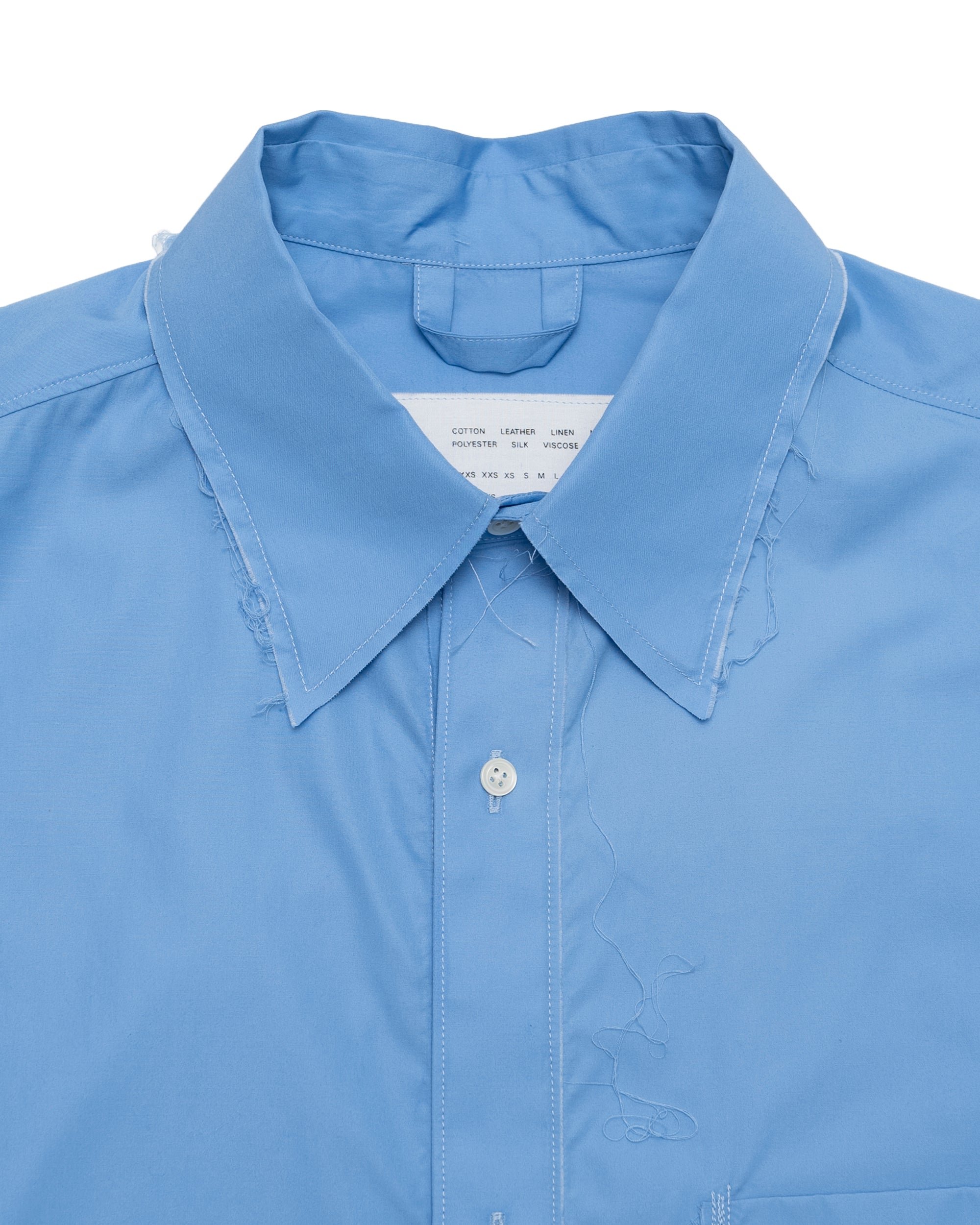 CF.GP Oversized Regular Collar Shirt blue