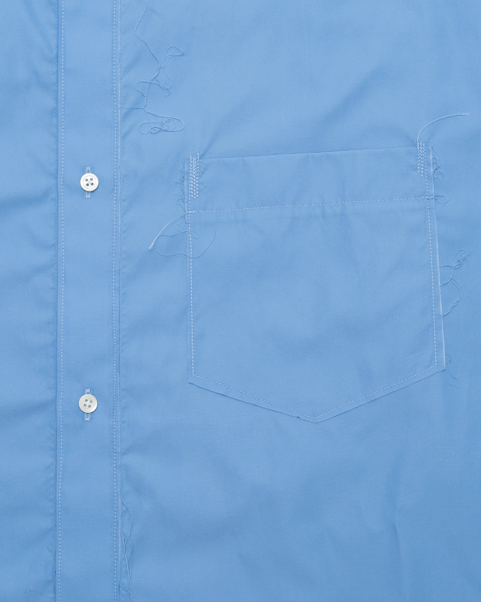 CF.GP Oversized Regular Collar Shirt blue