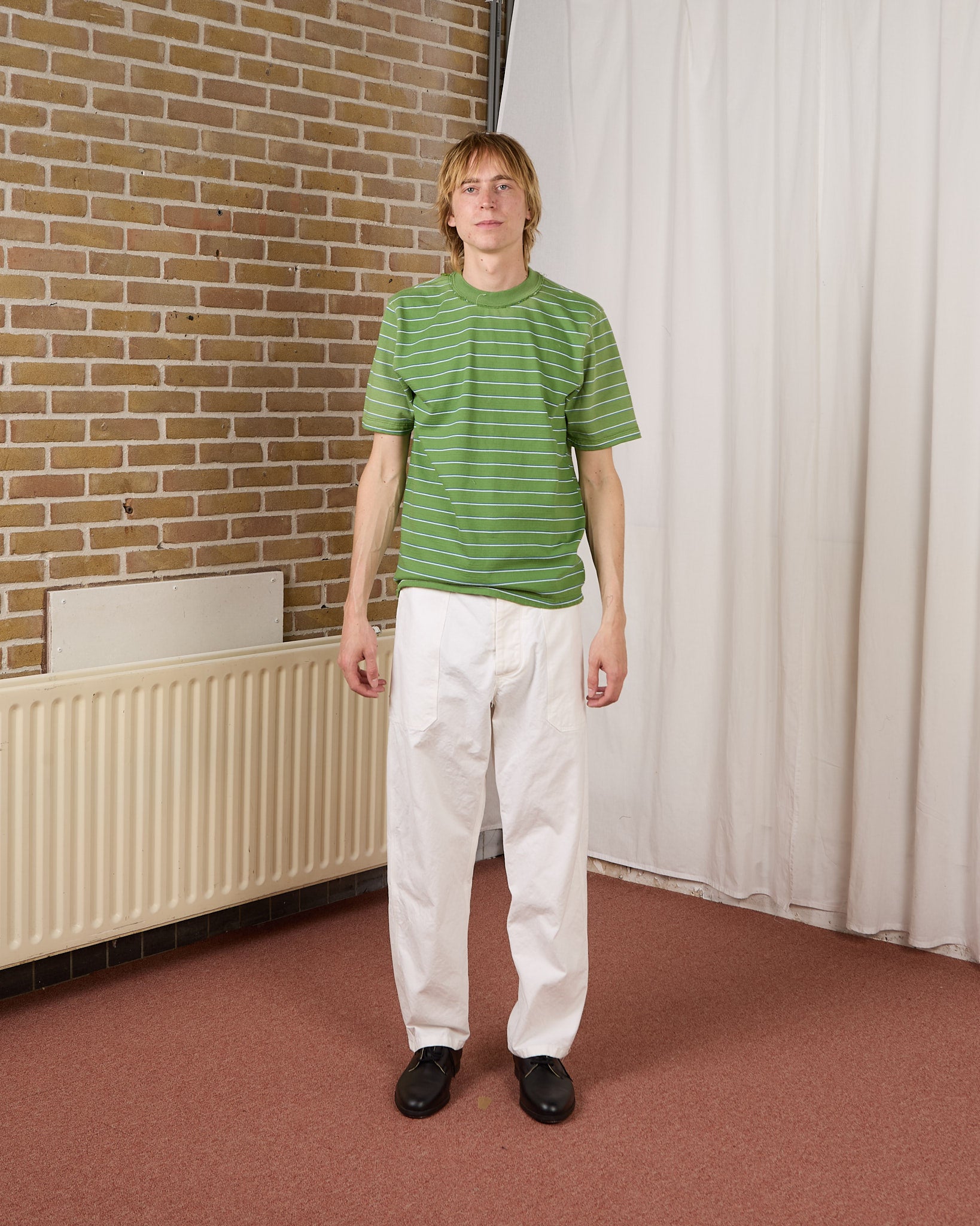 CF.23.06.03.01 FARMER PANTS heavy canvas lily white