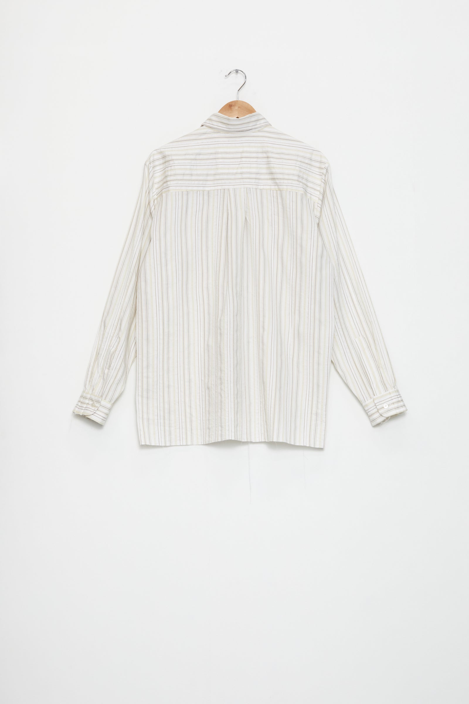 CF.19.04.01.02 BASIC SHIRT off-white stripe – Camiel Fortgens CF.19.04.01.02 BASIC SHIRT off-white stripe – Camiel Fortgens