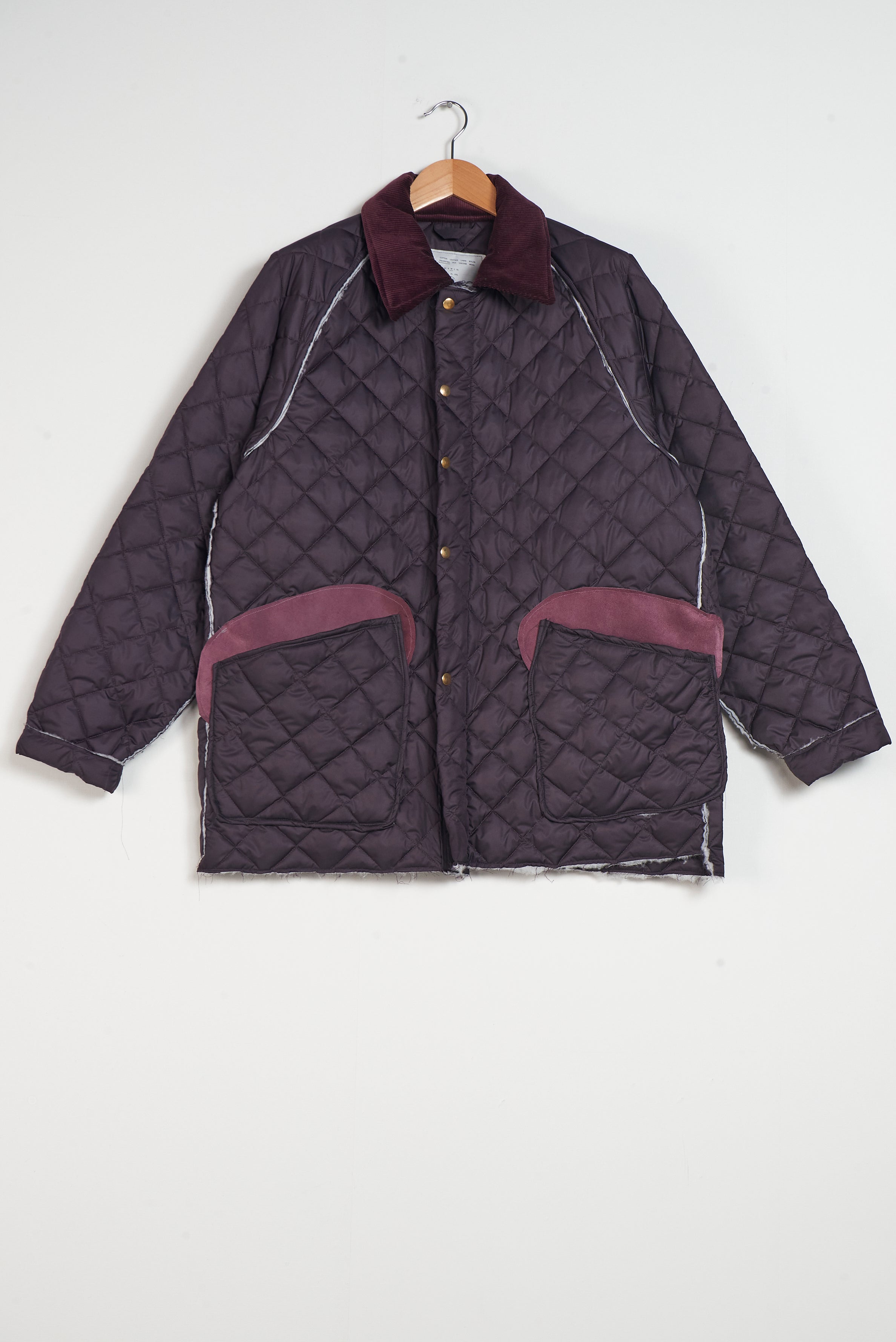 CF.20.10.04.01 QUILTED HUNTING JACKET purple