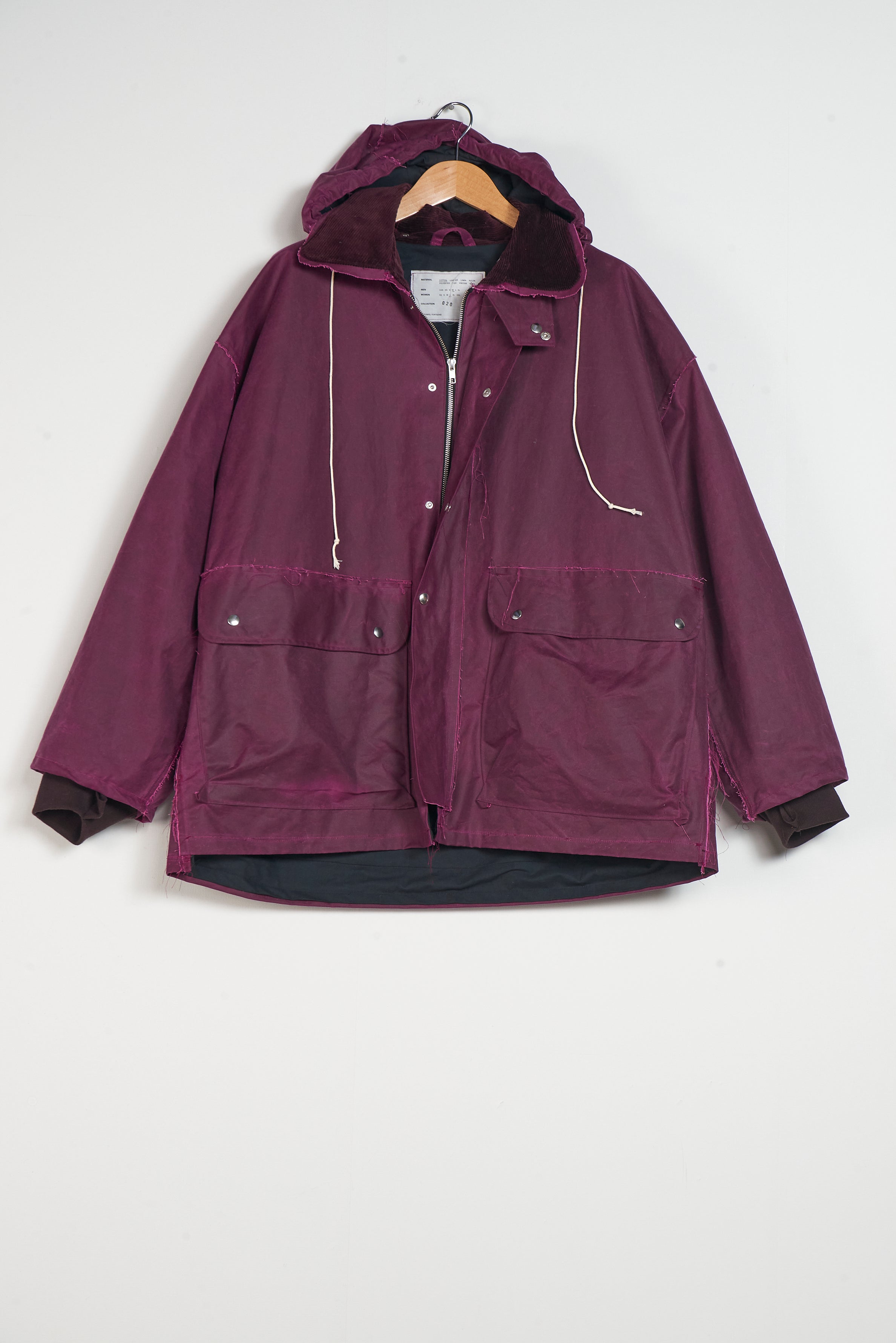 ジャケット・アウター Camiel Fortgens 23AW Researched Coat M CF.20.10.05.01 OUTDOOR HUNTING JACKET PURPLE – Camiel Fortgens