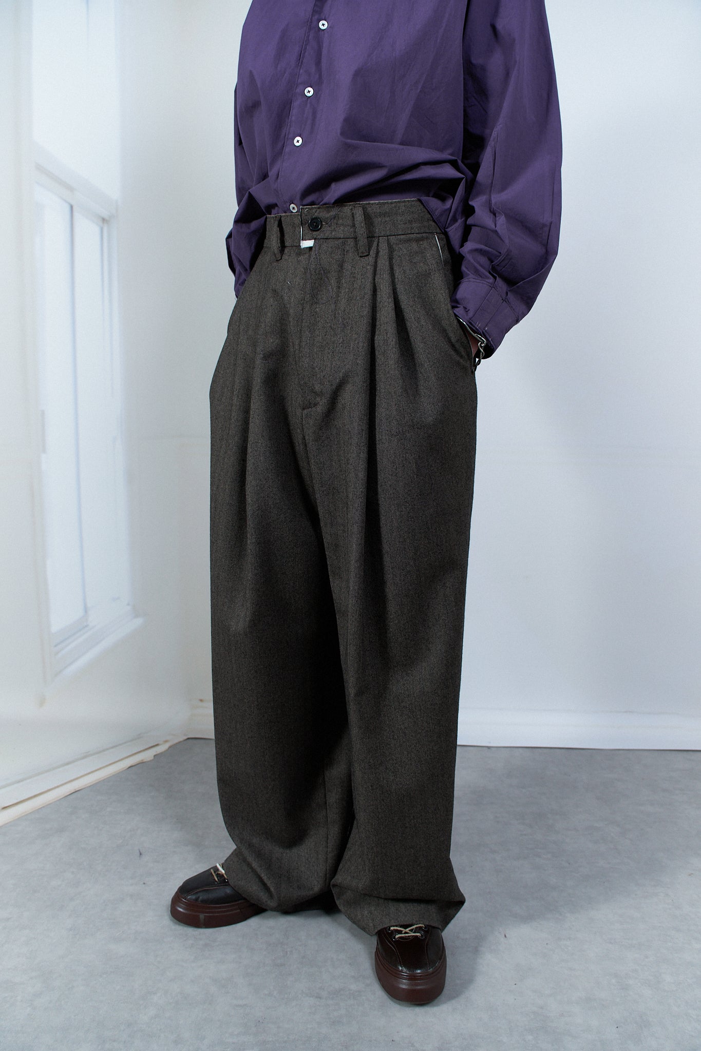 CF.20.06.09.01 SUIT PANTS herringbone