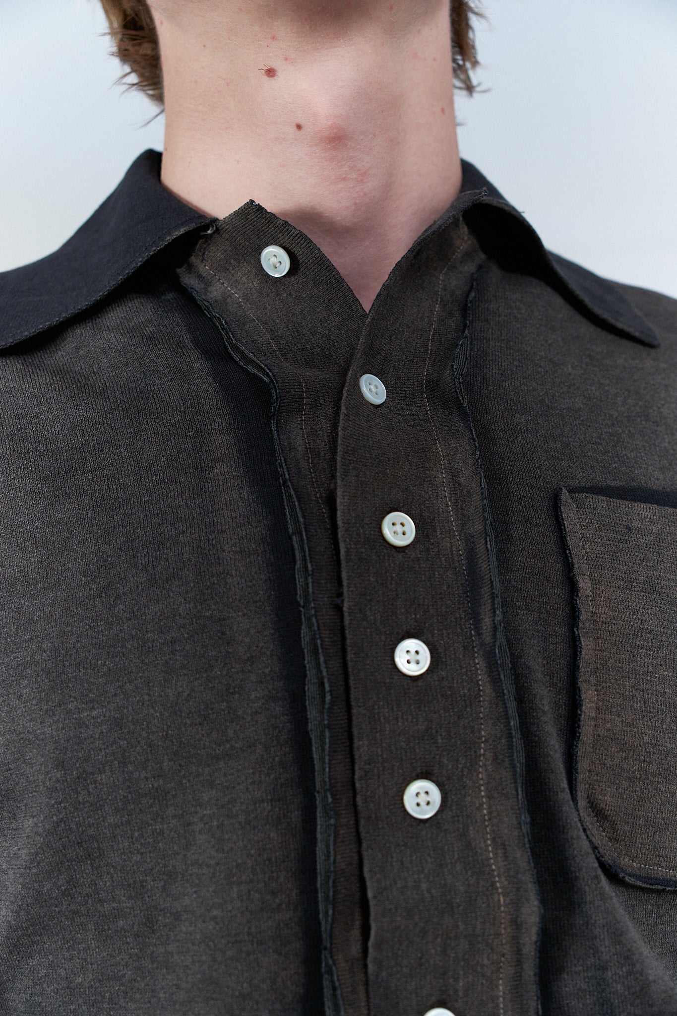 CF.20.03.01.01 70S CARDIGAN FADE OUT black