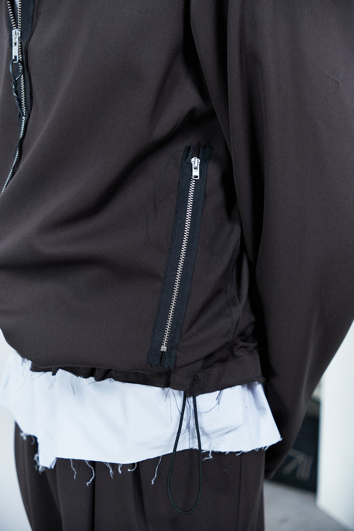 CF.20.09.02.01 TRACK JACKET WOOL faded black