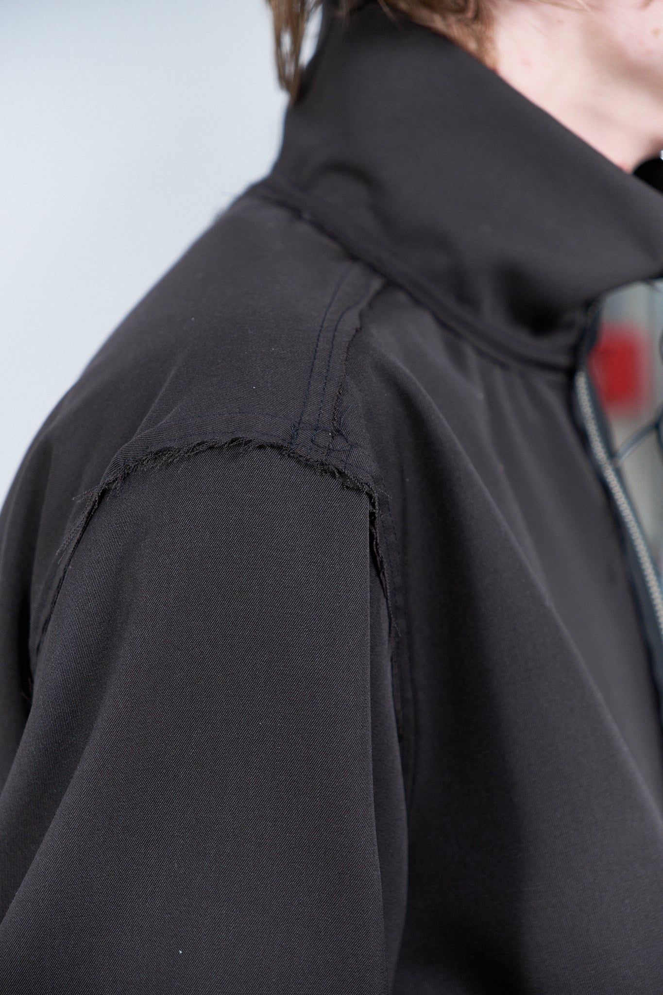 CF.20.09.02.01 TRACK JACKET WOOL faded black