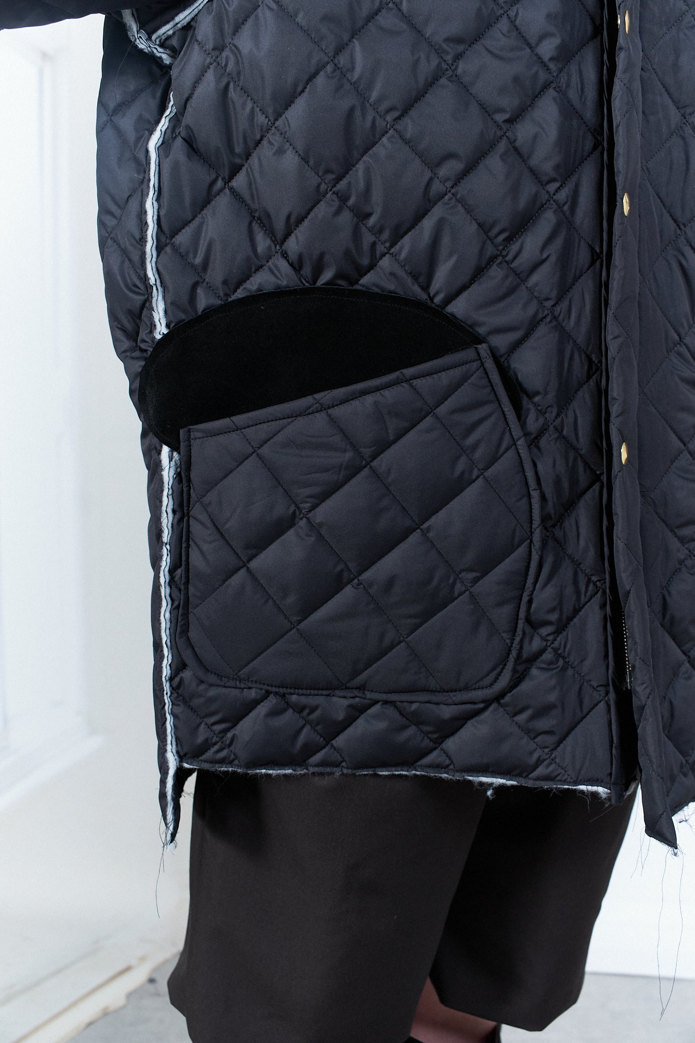 CF.20.10.04.01 QUILTED HUNTING JACKET black