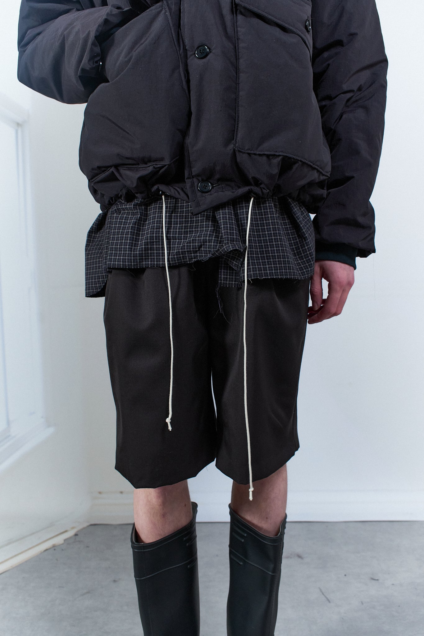 CF.20.10.01.01 PUFFED SIMPLE JACKET black
