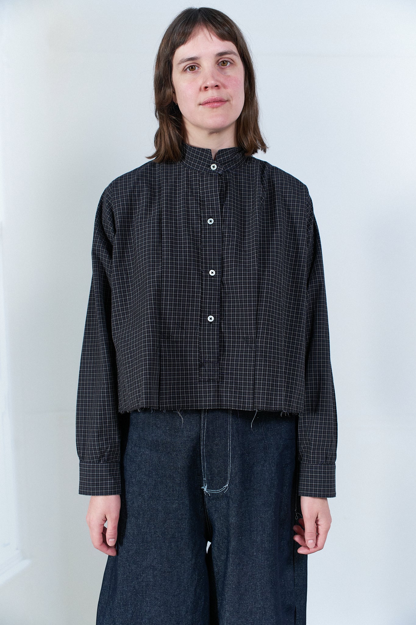 CF.20.04.05.02 ANORAK SHIRT black check