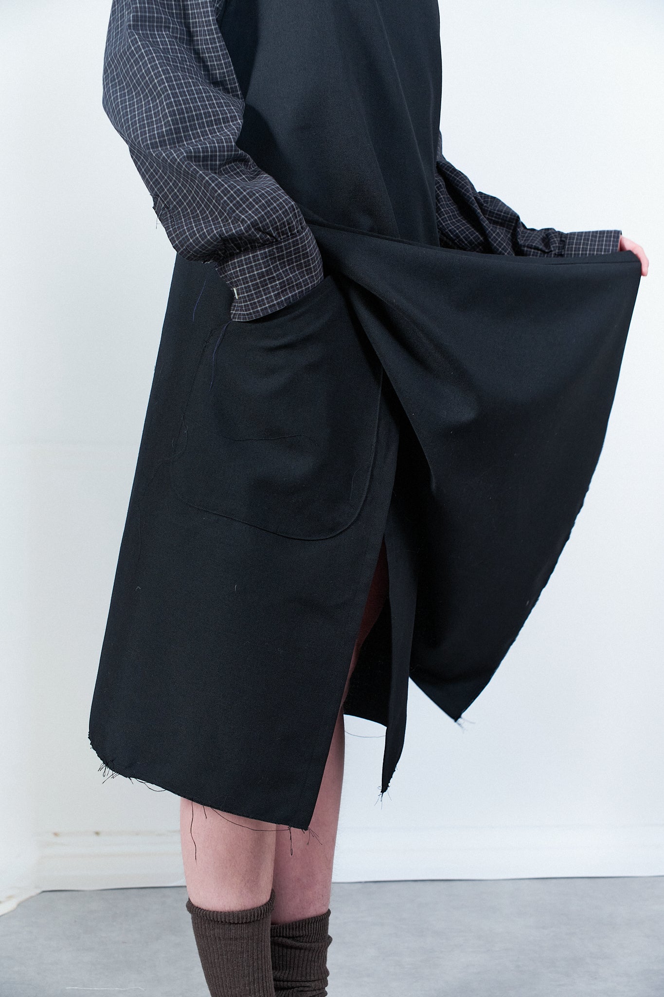 CF.20.08.04.02 WRAP DRESS black