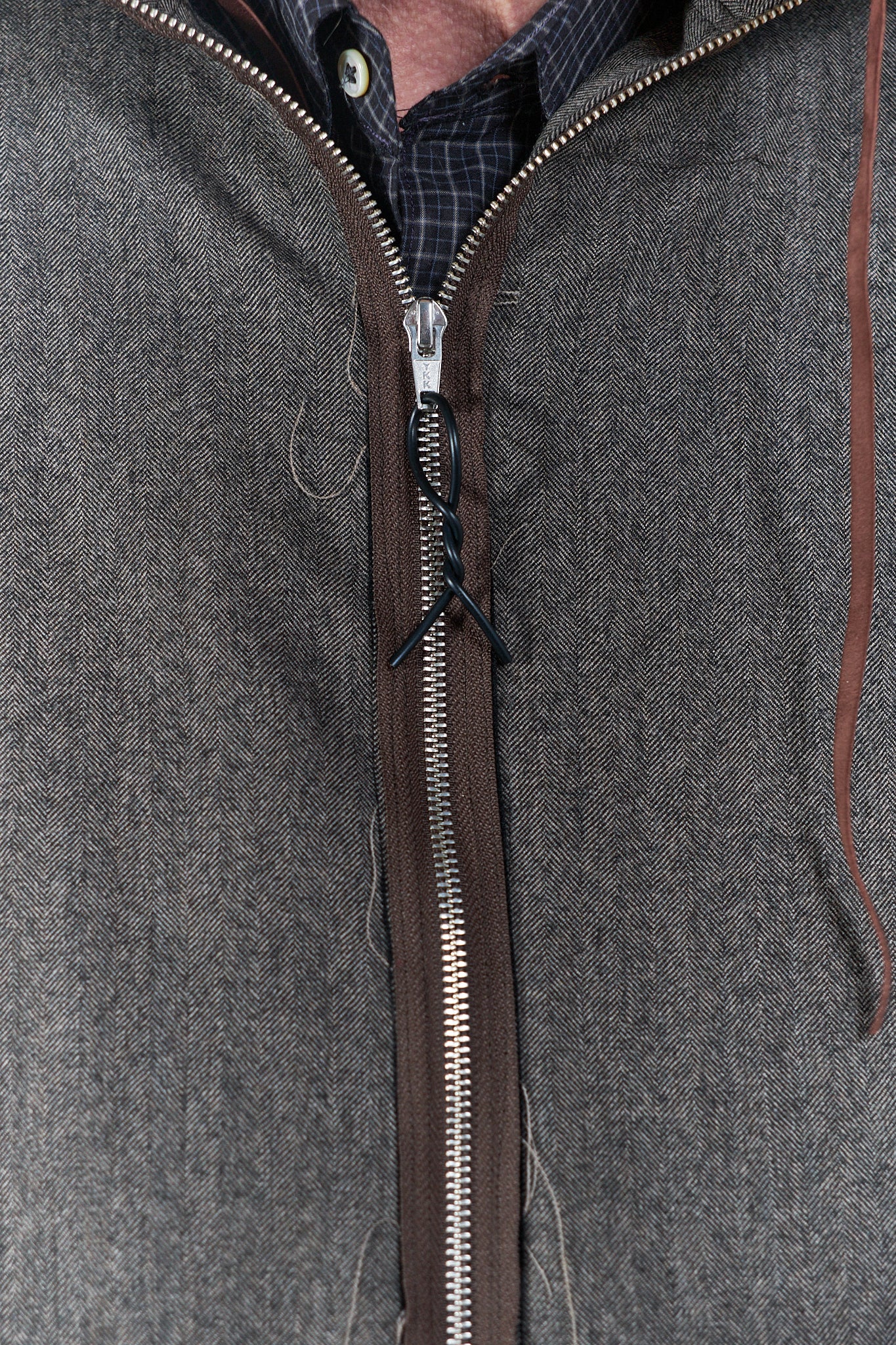 CF.20.09.02.02 TRACK JACKET WOOL herringbone
