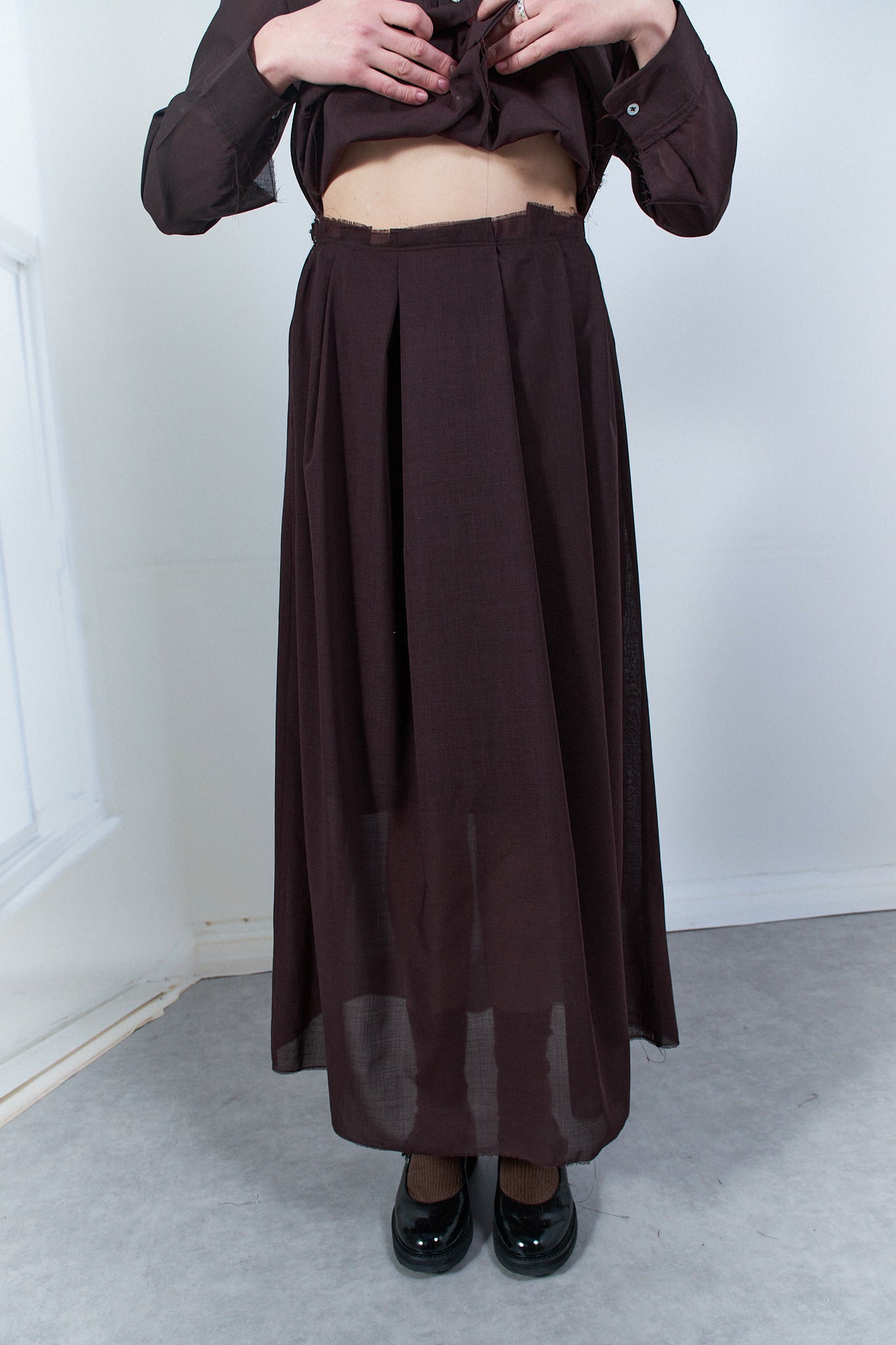 CF.20.07.04.02 TOPLESS DRESS brown