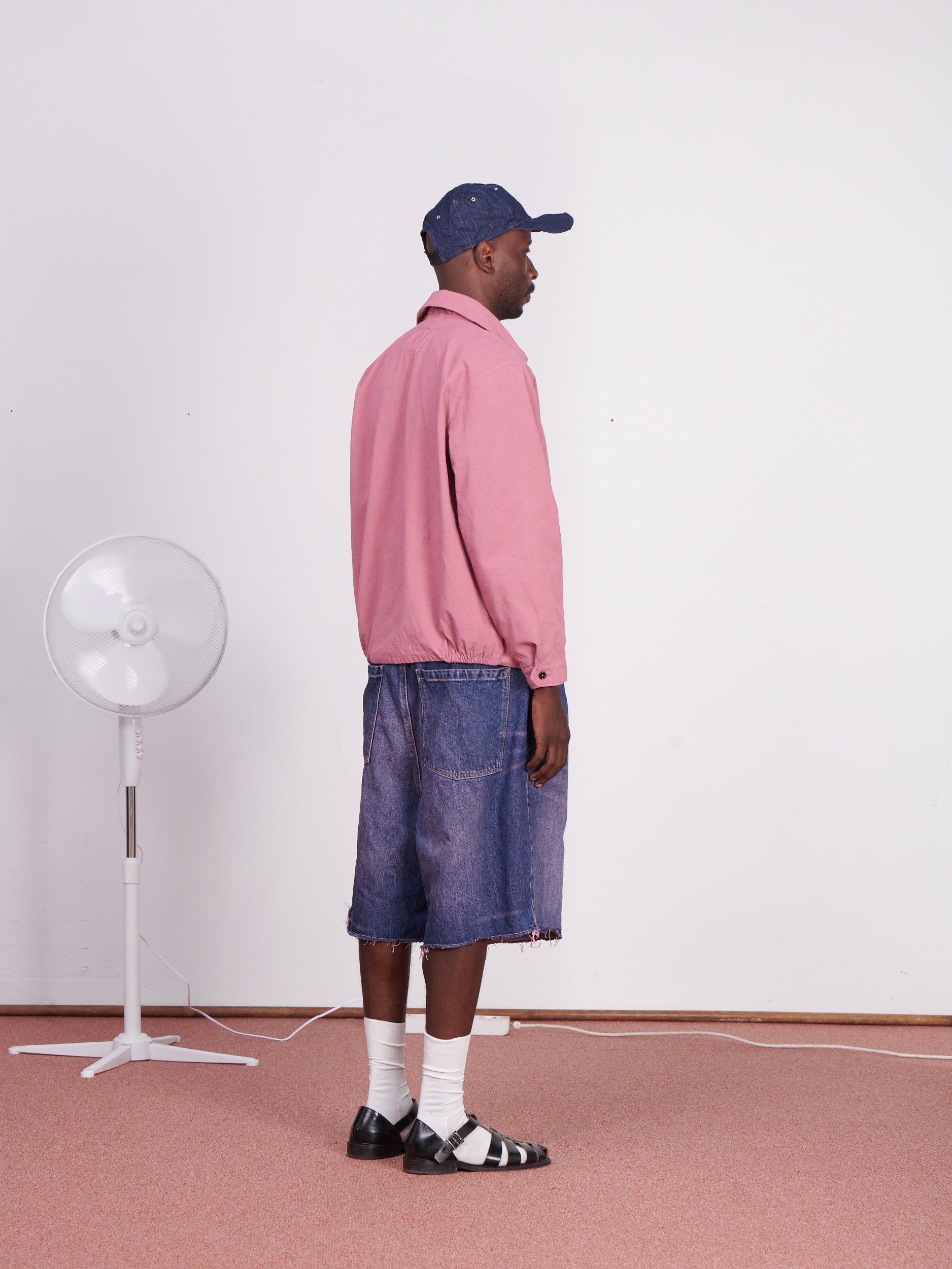 CF.23.10.01.02 SIMPLE JACKET washed twill vintage pink