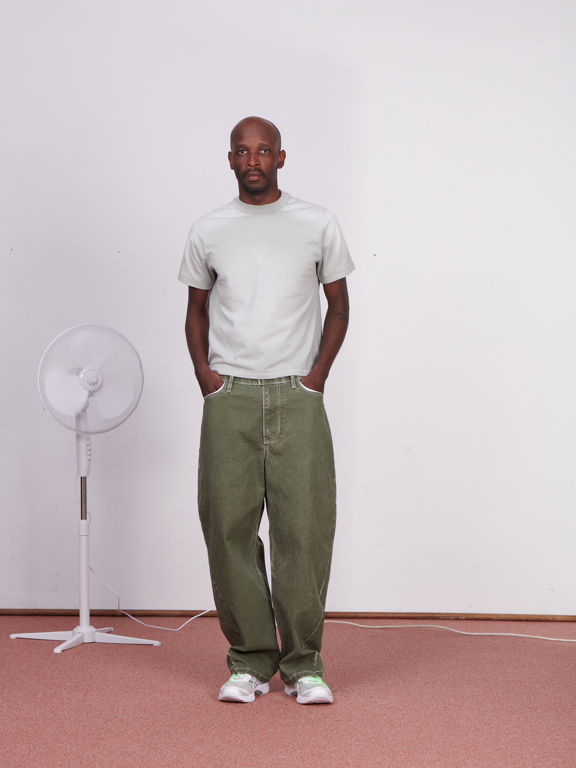 CF.23.01.03.01 NORMAL TEE medium dry jersey sun-faded light green