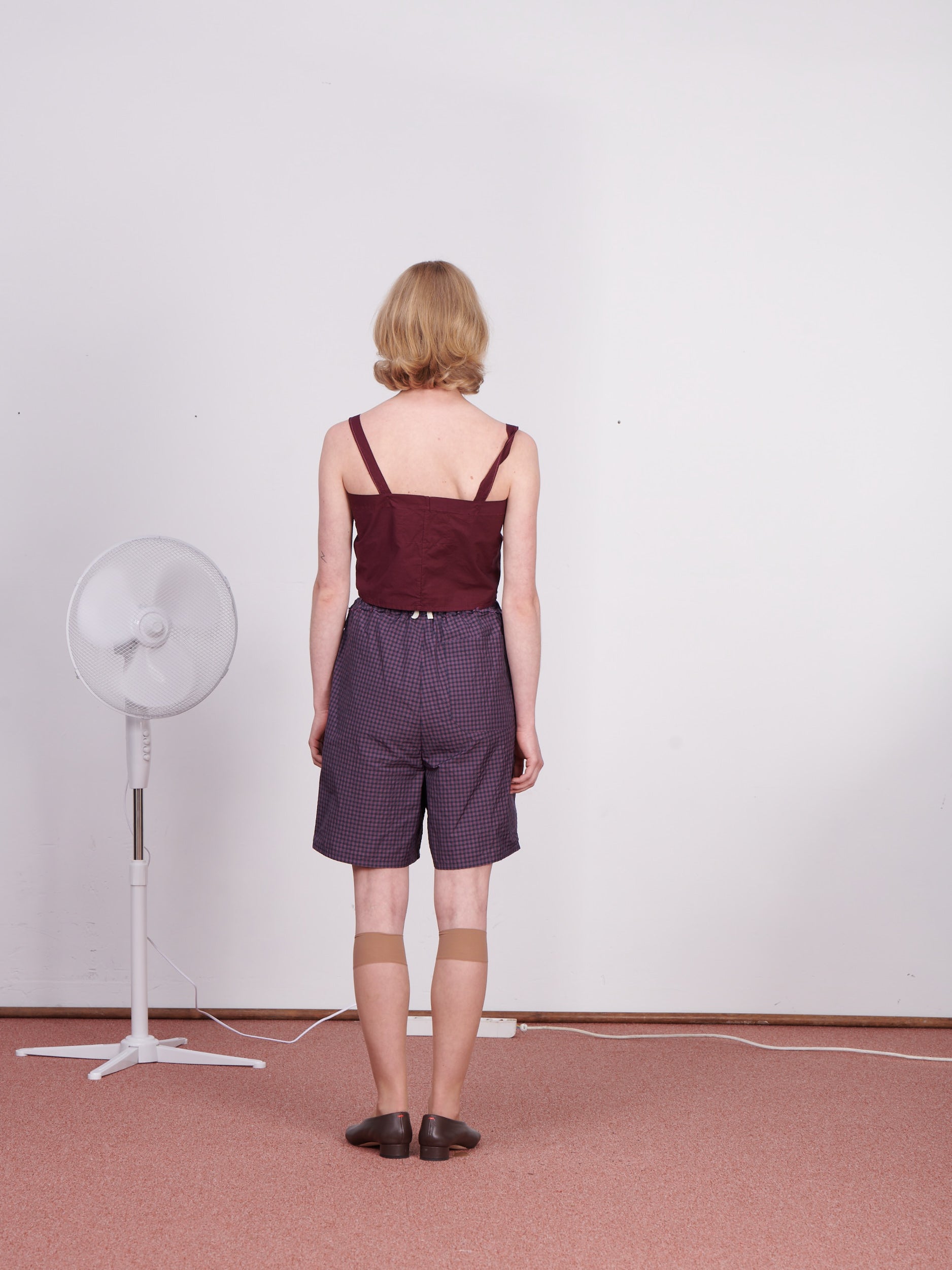CF.23.05.01.01 SPAGHETTI TOP papertouch shirting burgundy