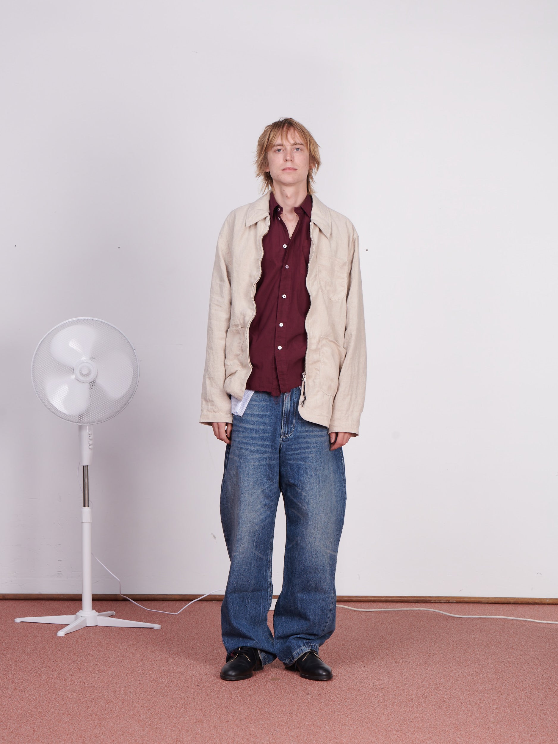 CF.23.09.03.02 CHORE JACKET medium weight linen sand