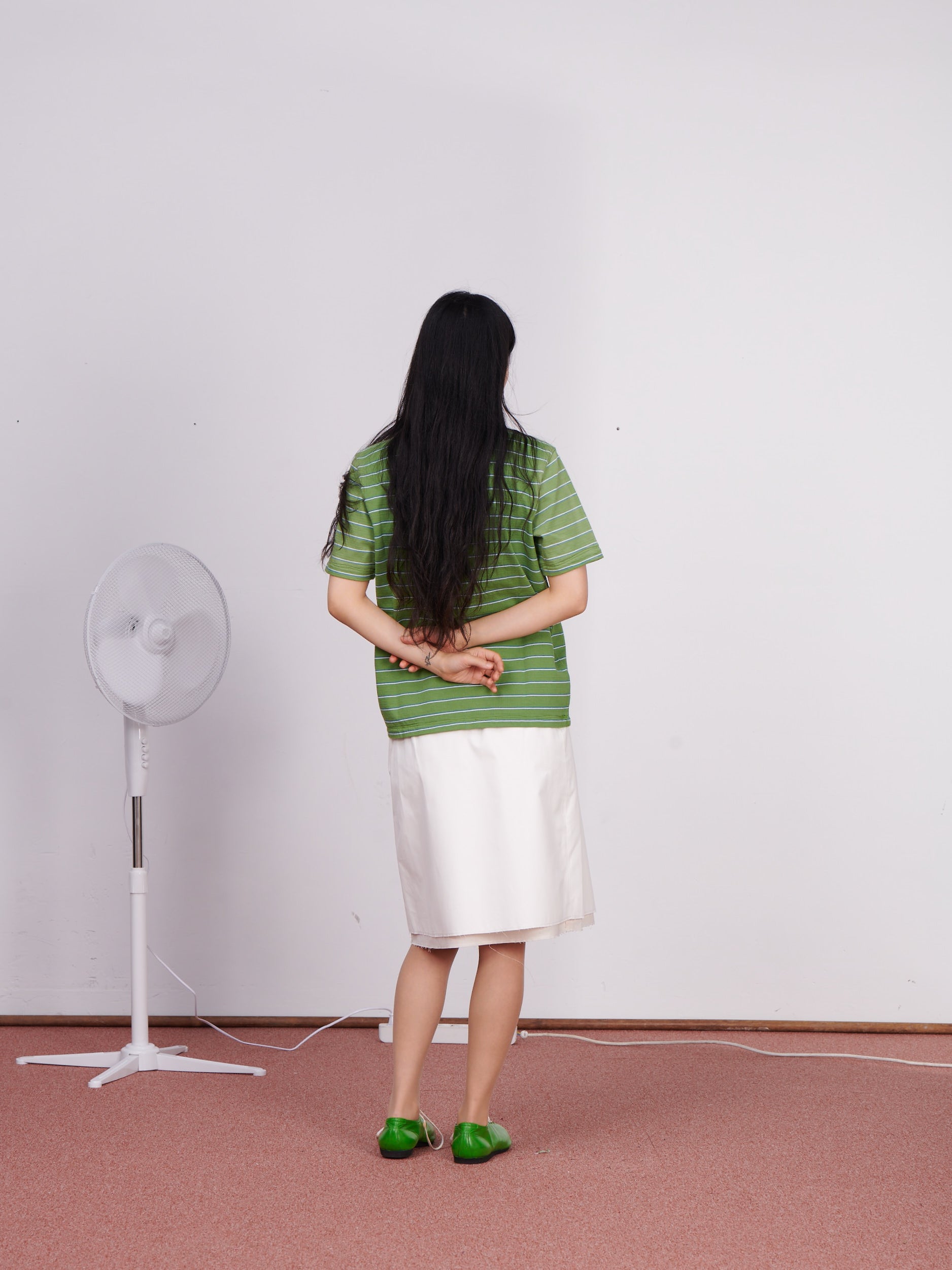 CF.23.07.02.03 A-SKIRT light canvas optical white