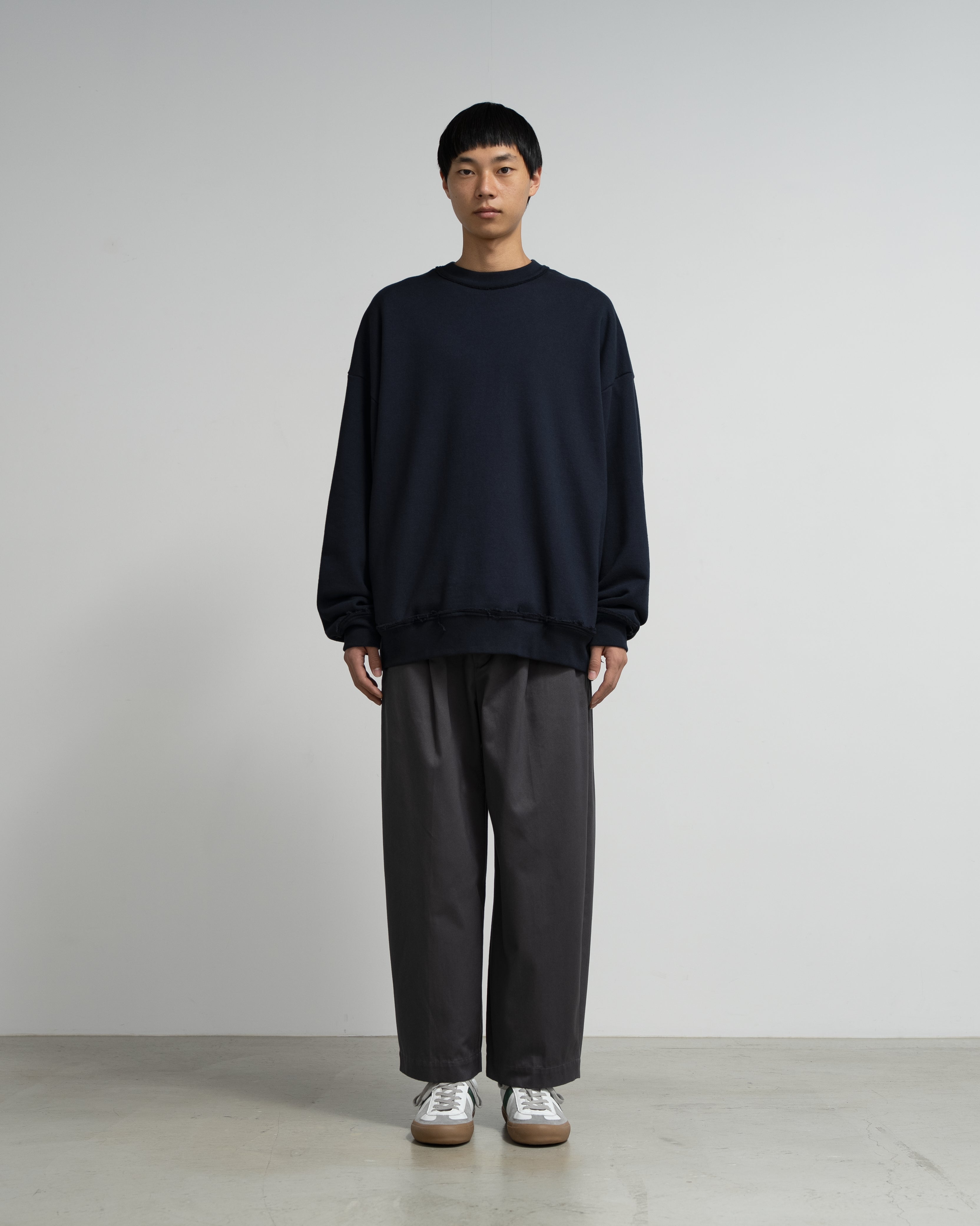 CF.GP Azuma Terry Crew Neck Sweat navy – Camiel Fortgens