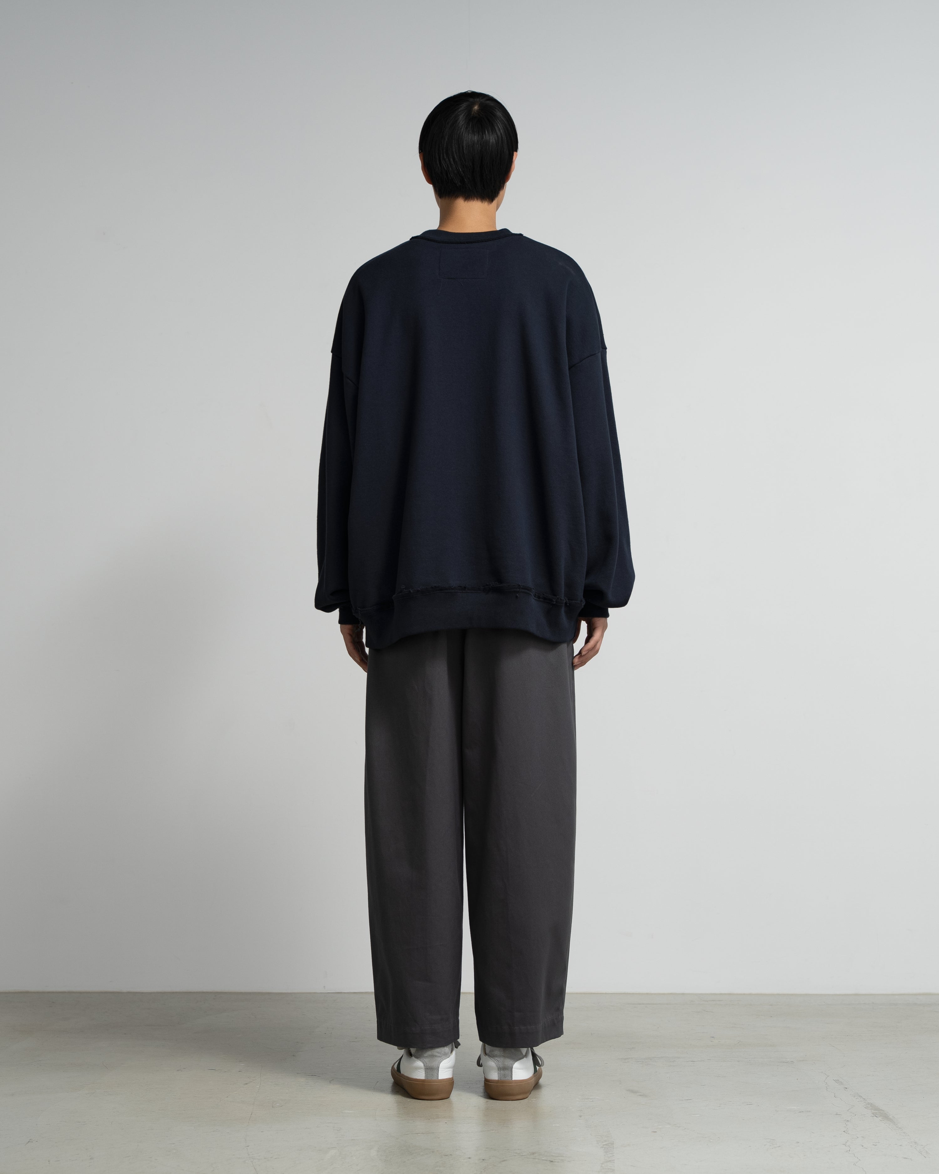 CF.GP Azuma Terry Crew Neck Sweat navy