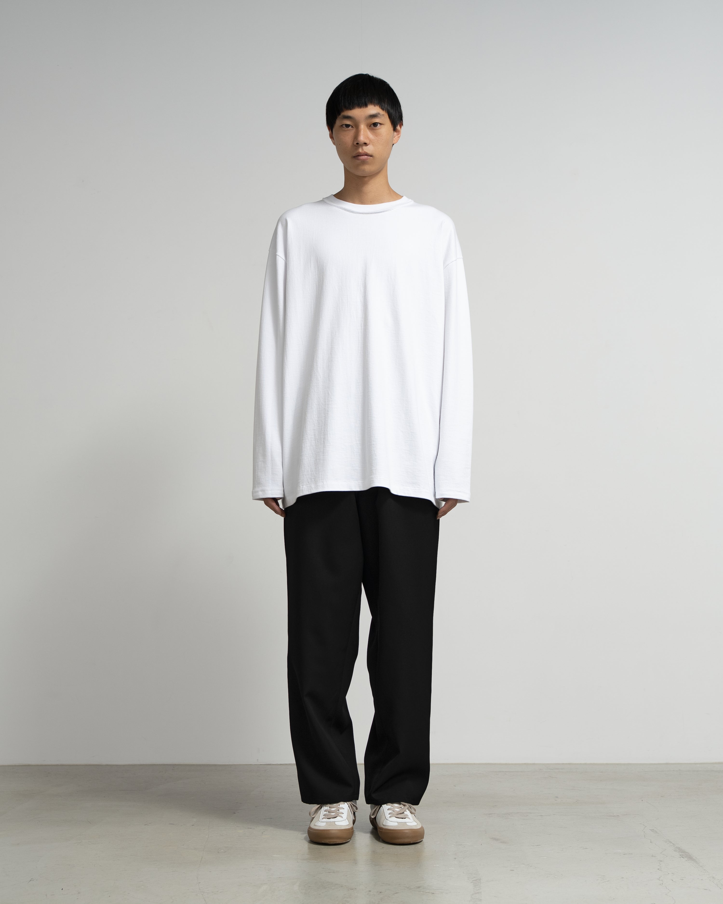 CF.GP Heavy Weight L/S Oversized Tee white