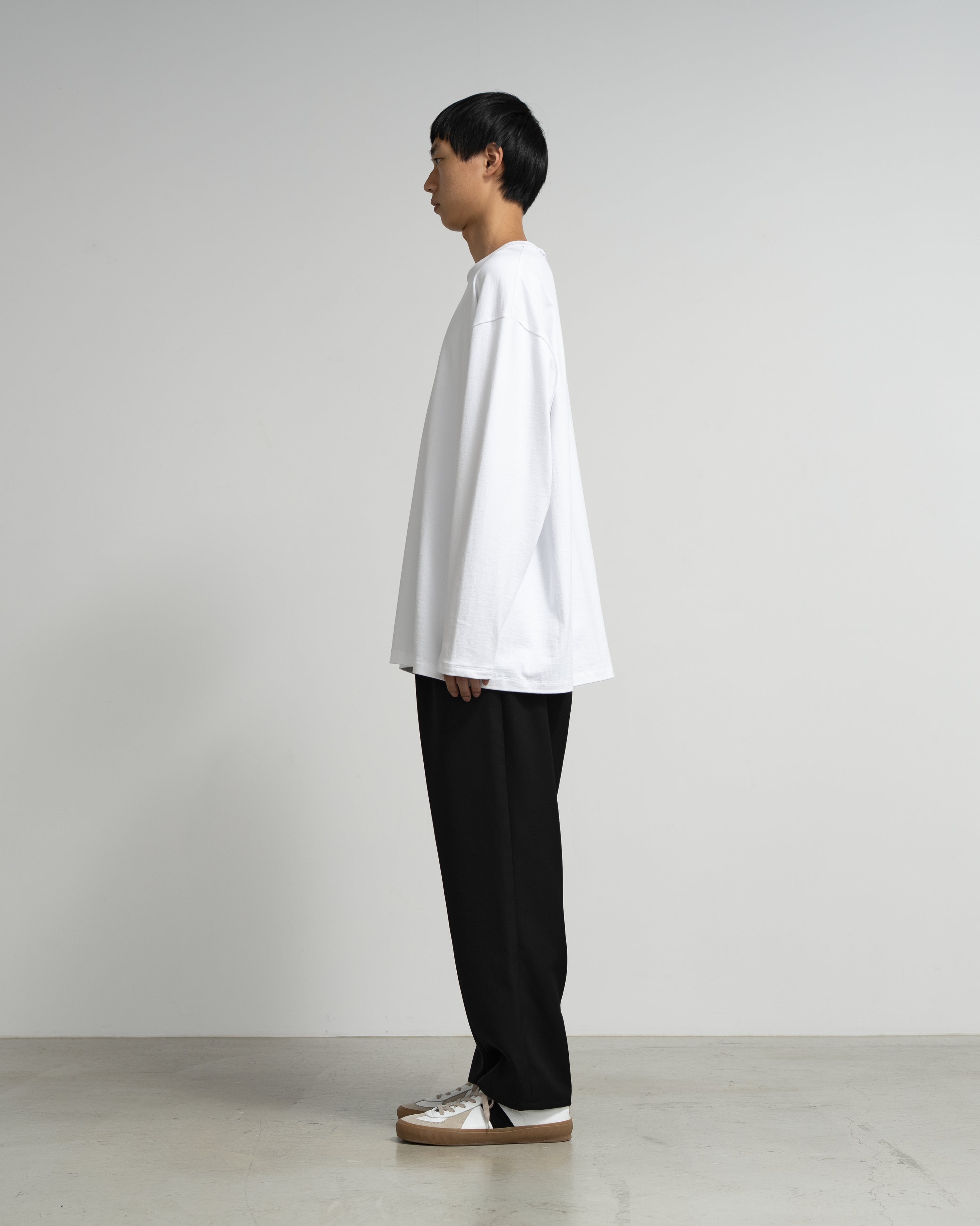 CF.GP Heavy Weight L/S Oversized Tee white