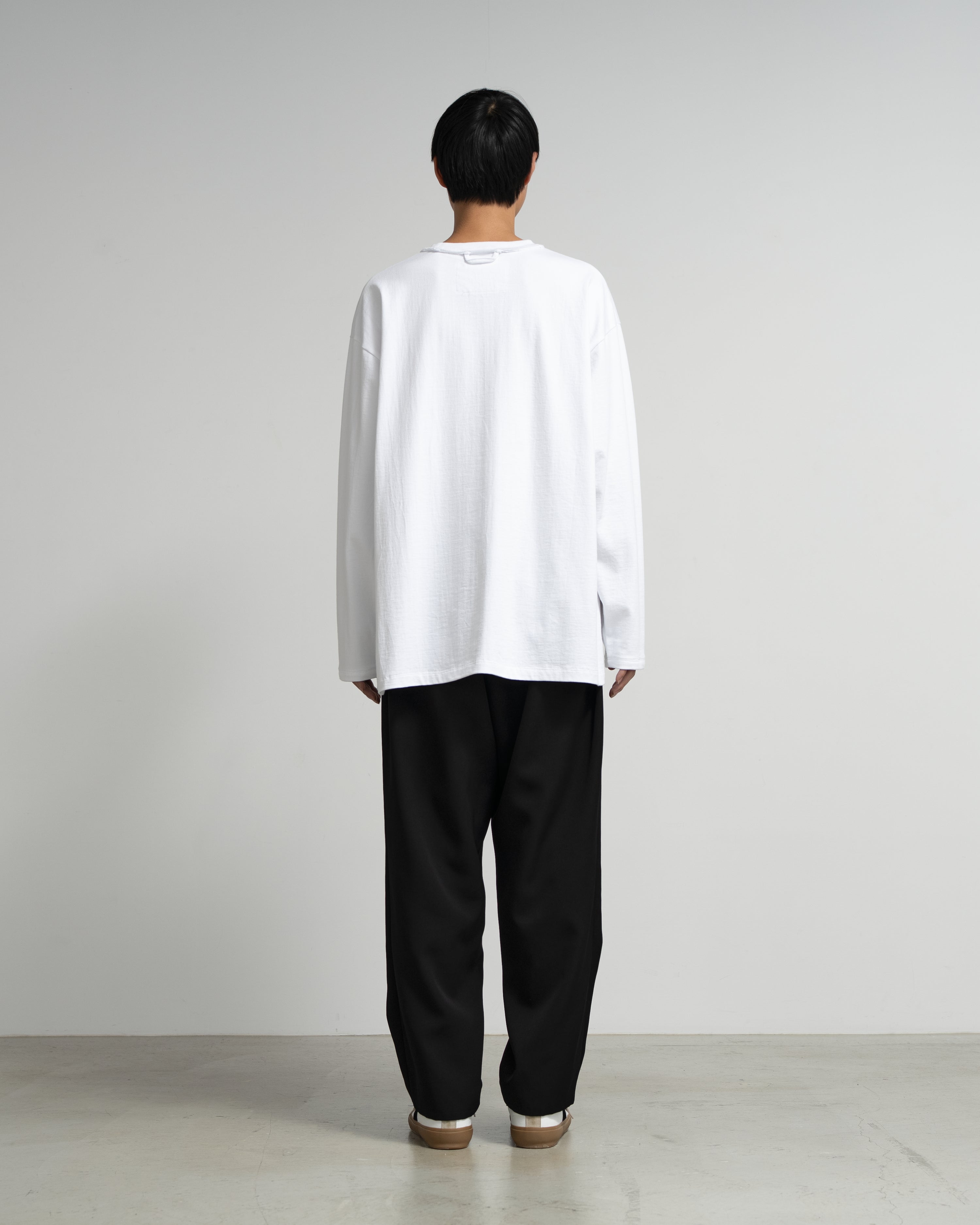CF.GP Heavy Weight L/S Oversized Tee white