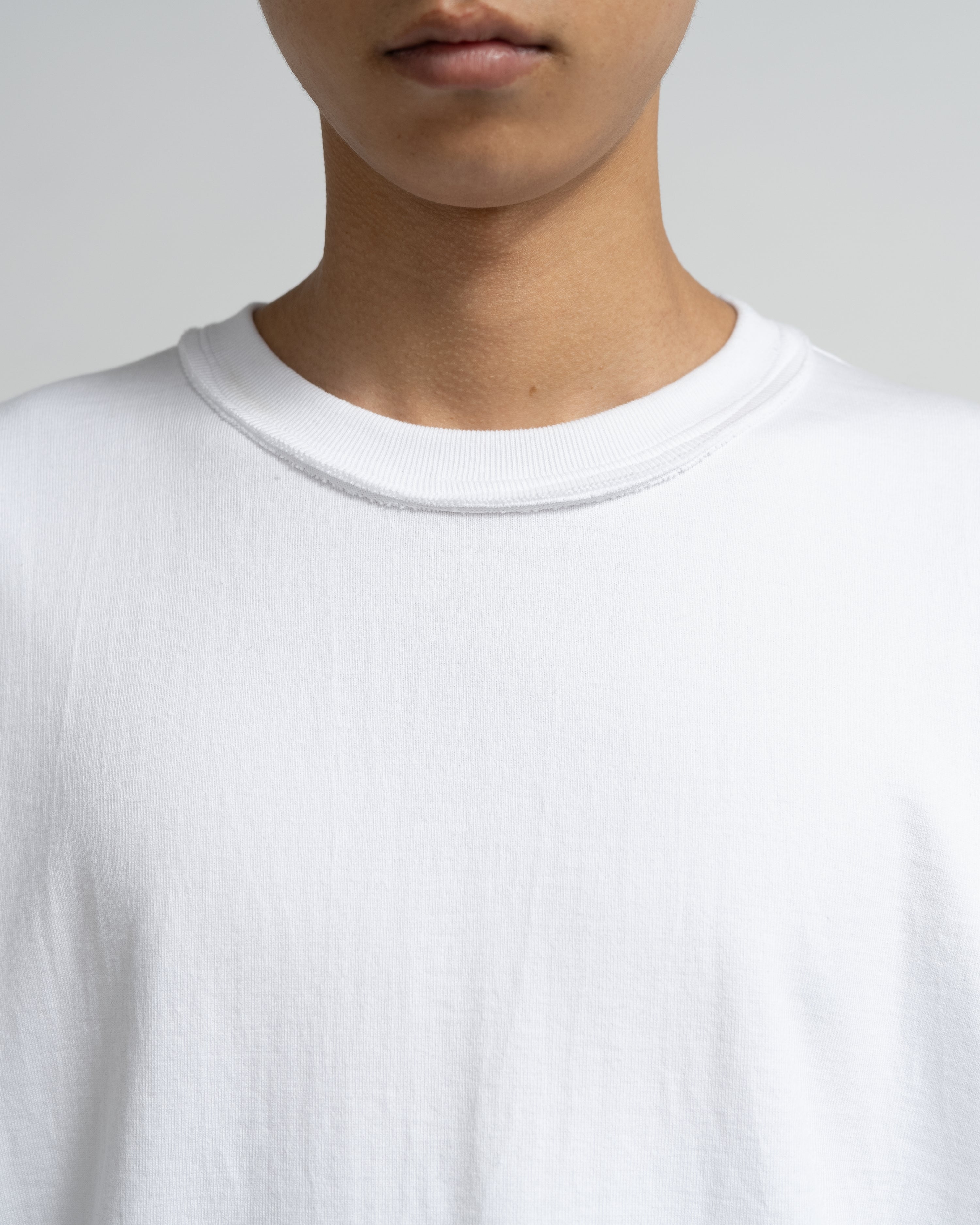 CF.GP Heavy Weight L/S Oversized Tee white
