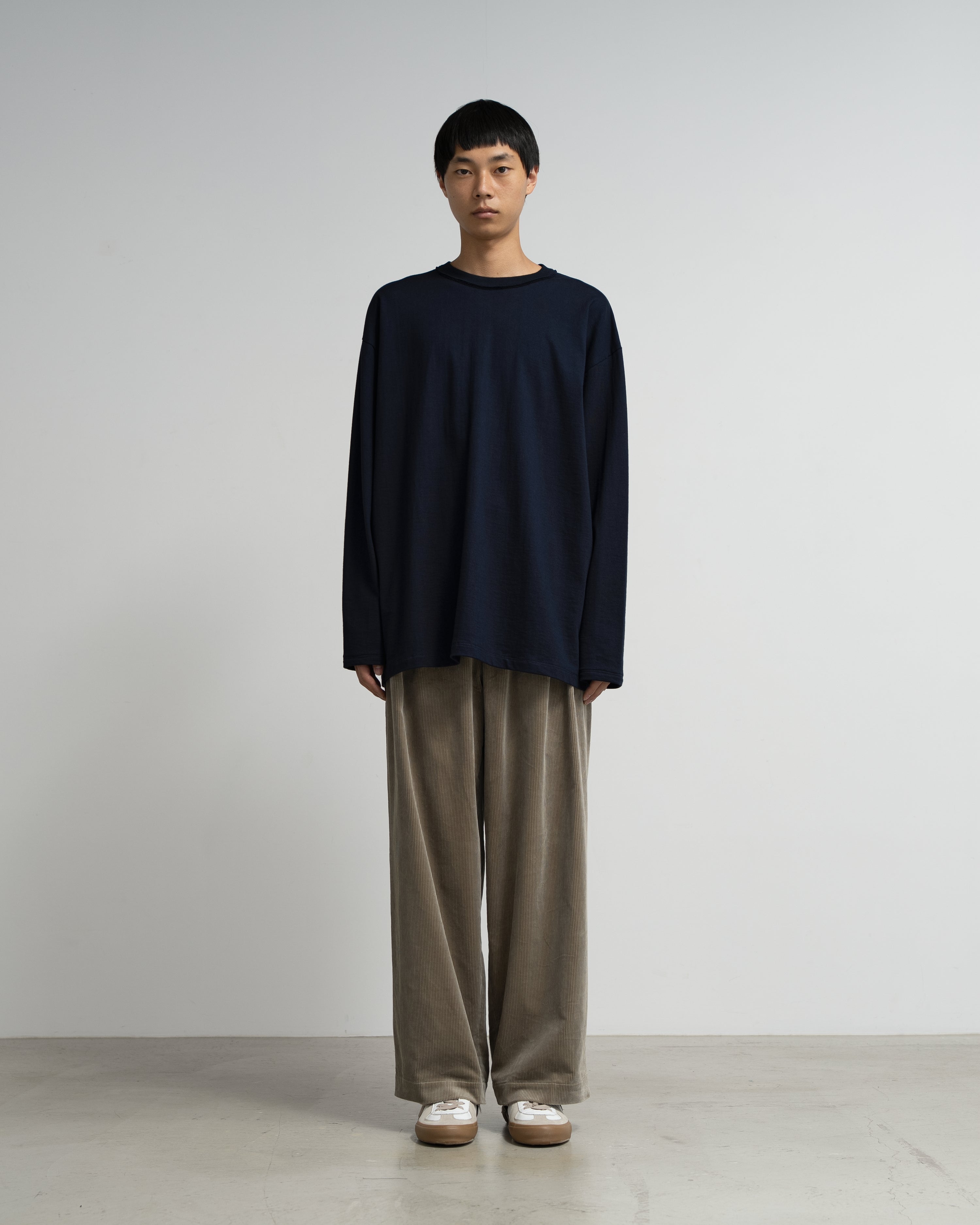 CF.GP Heavy Weight L/S Oversized Tee navy