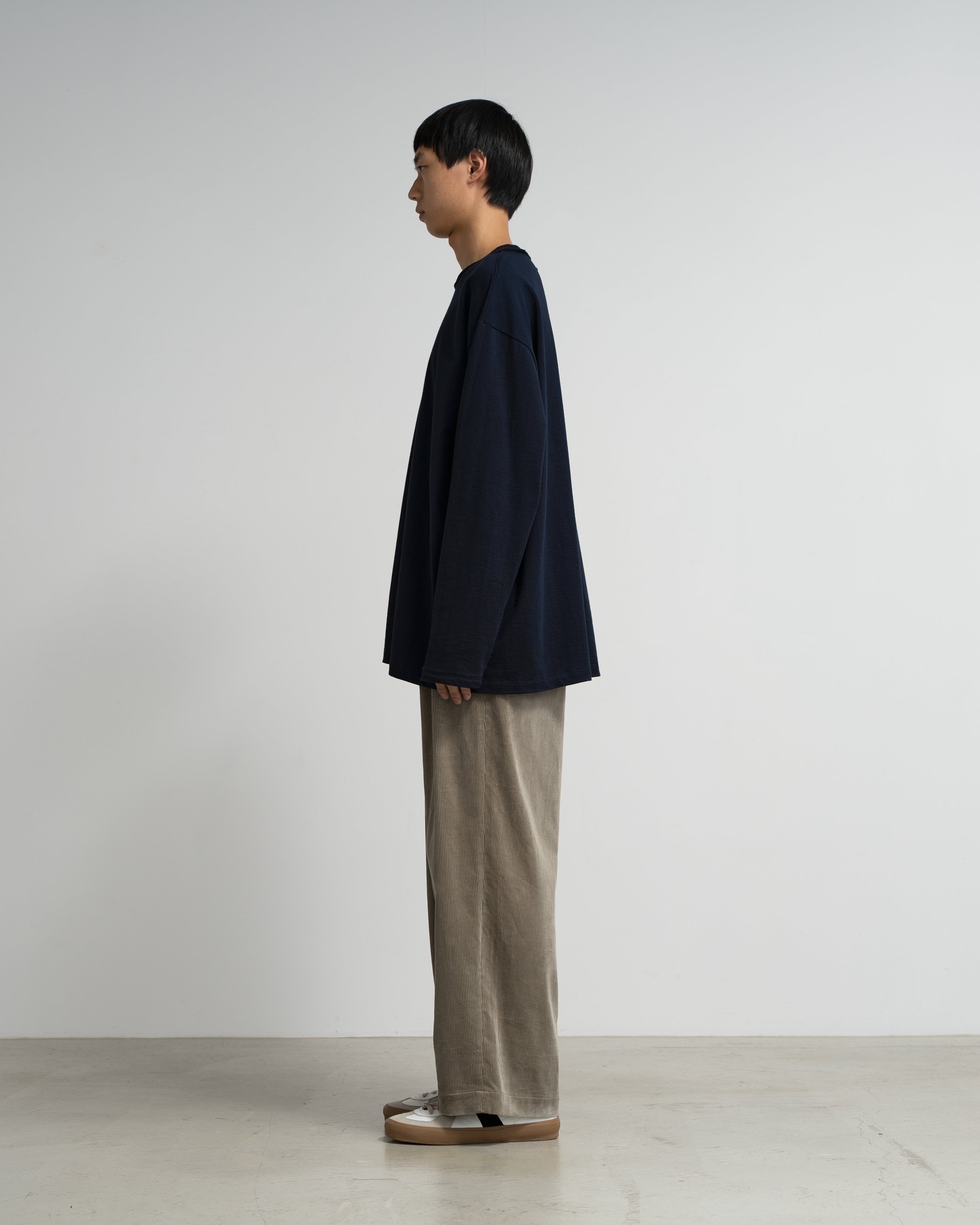 CF.GP Heavy Weight L/S Oversized Tee navy