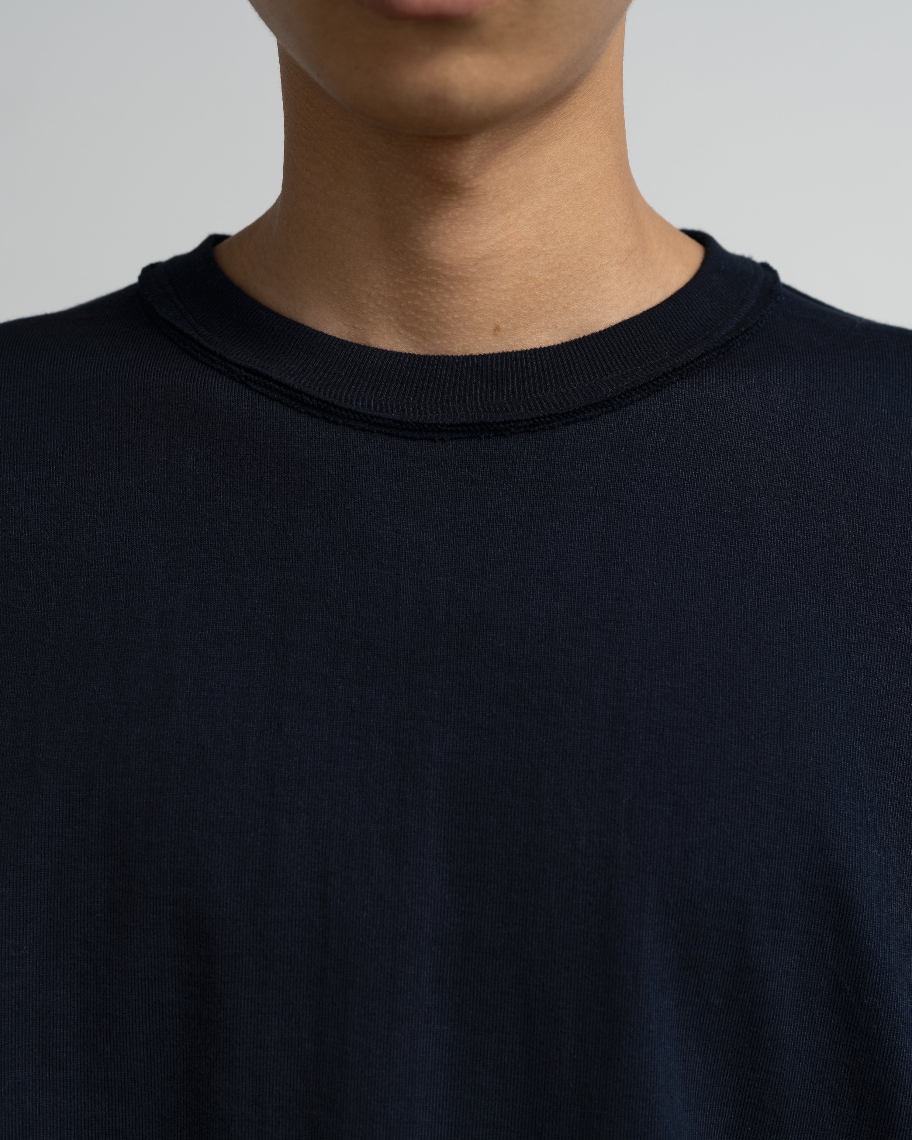 CF.GP Heavy Weight L/S Oversized Tee navy